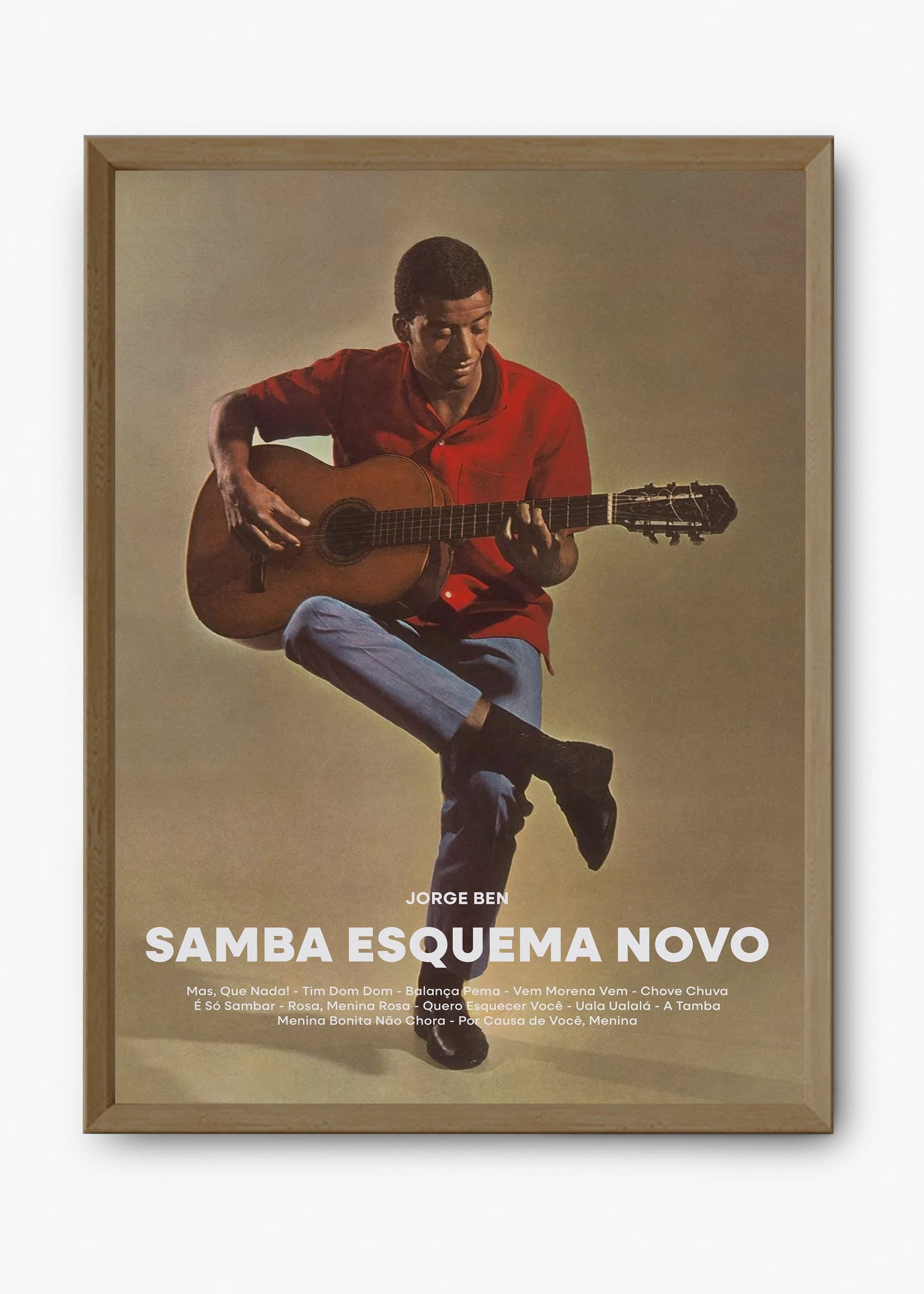 Quadro Jorge Ben Samba Esquema Novo Capa