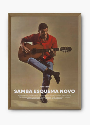 Quadro Jorge Ben Samba Esquema Novo Capa