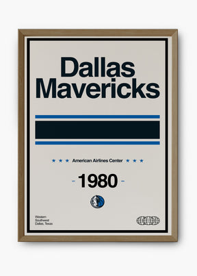 Quadro NBA Dallas Mavericks