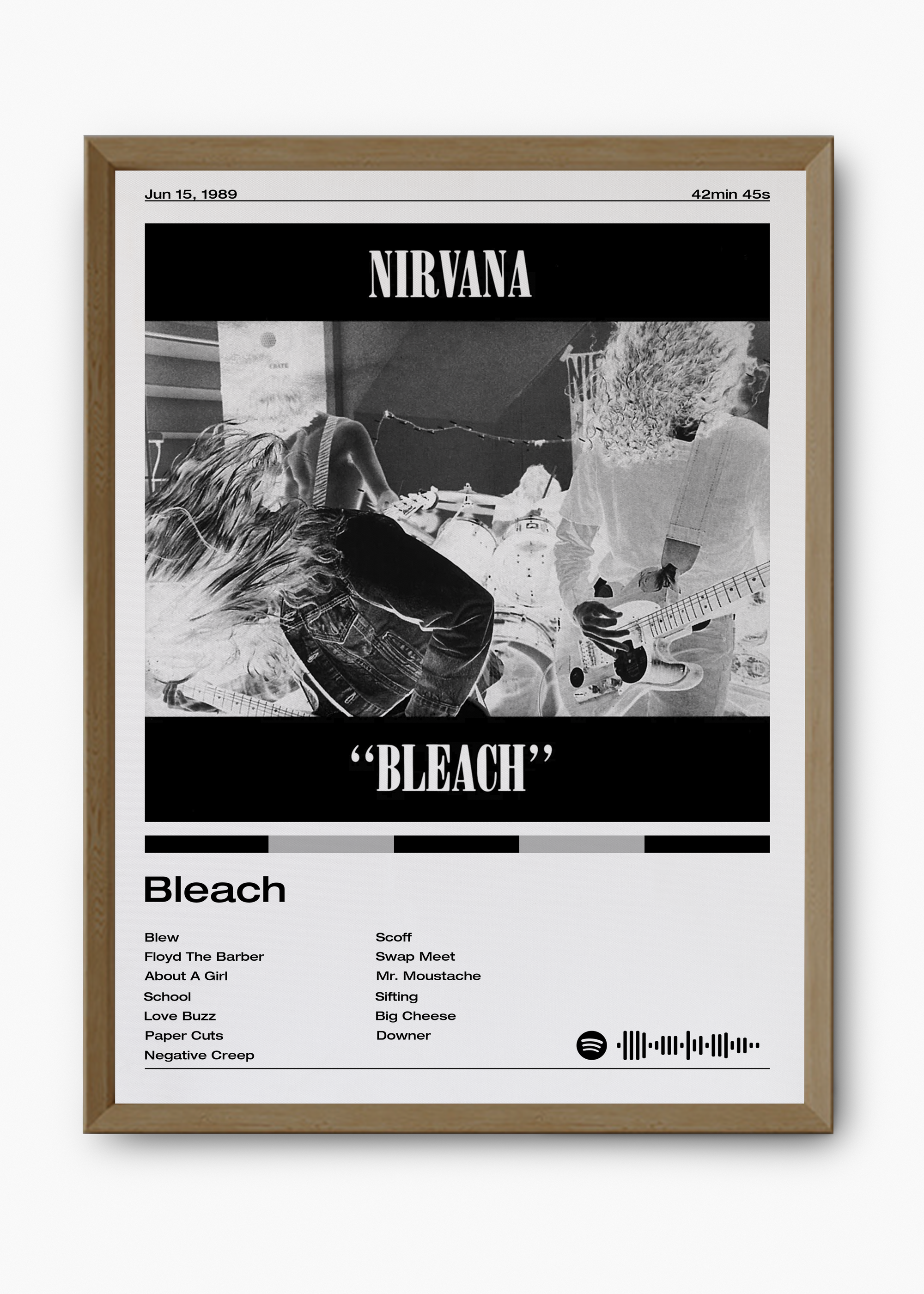 Quadro Nirvana Bleach - 9