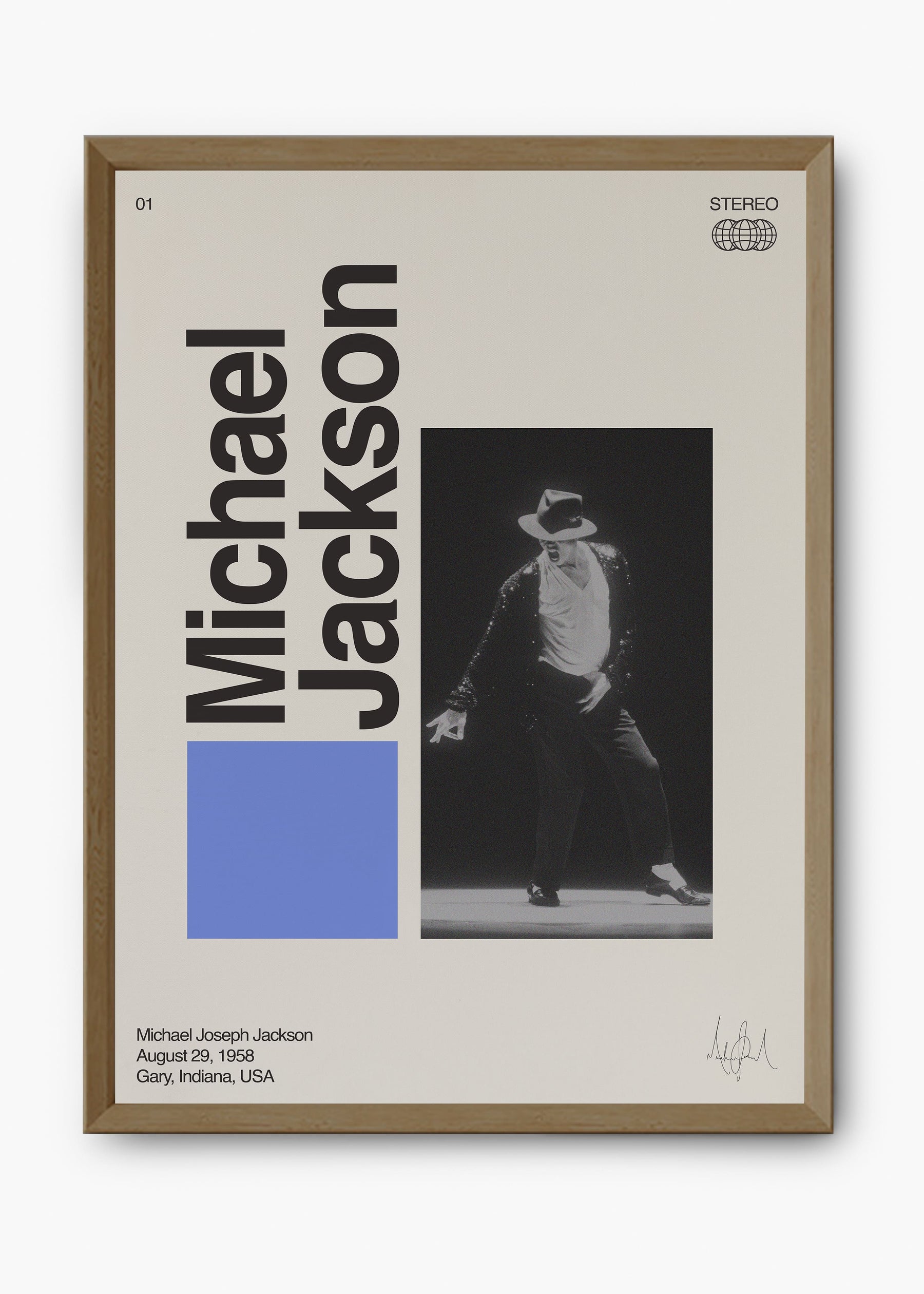 Quadro Signature Michael Jackson
