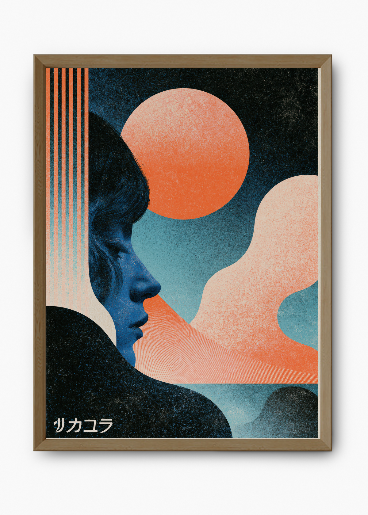 Quadro Japonês Retro Profile - 9