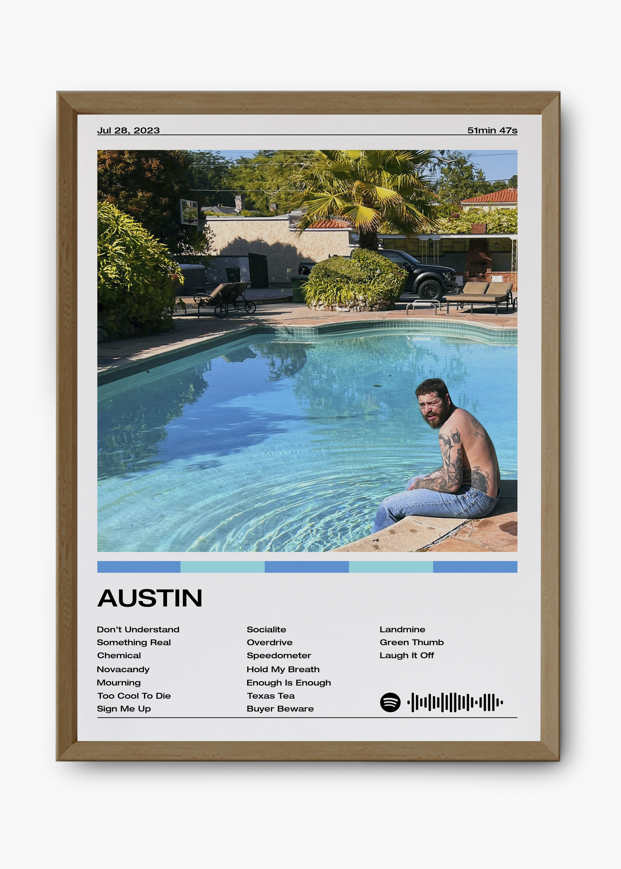 Quadro Post Malone AUSTIN - 9