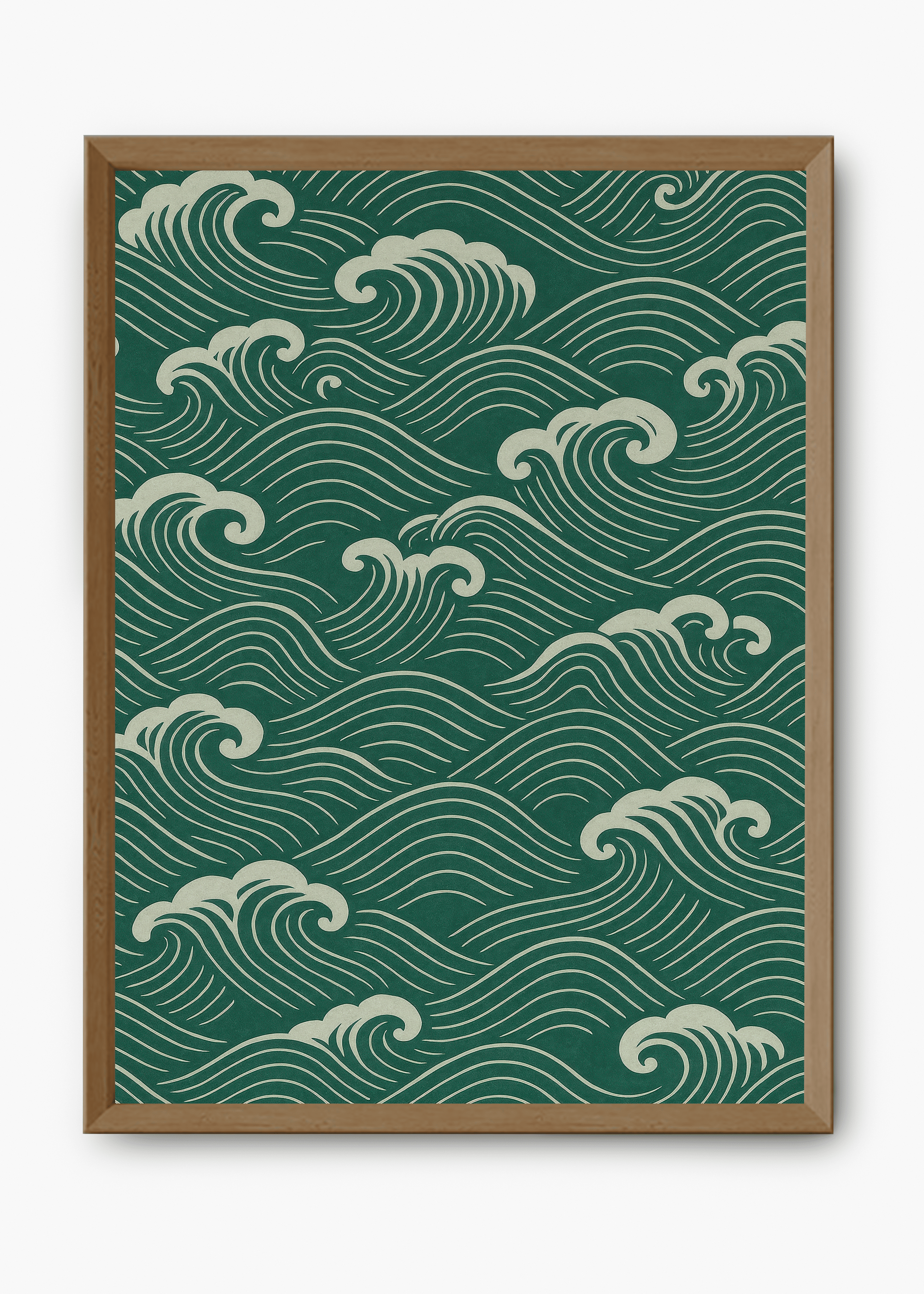 Quadro Japonês Forest Waves