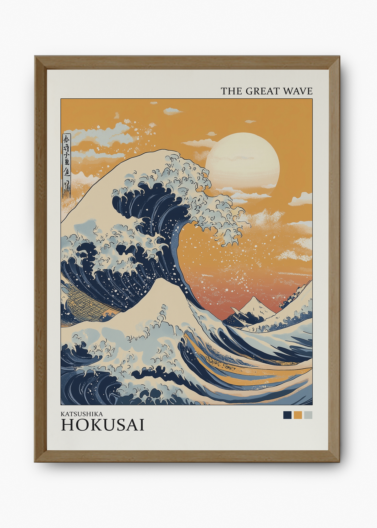 Quadro Japones Hokusai Wave - 9