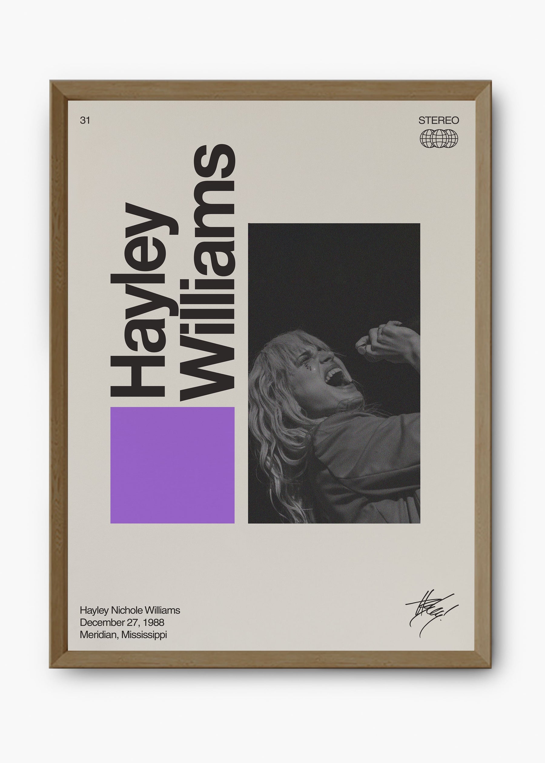Quadro Signature Hayley Williams