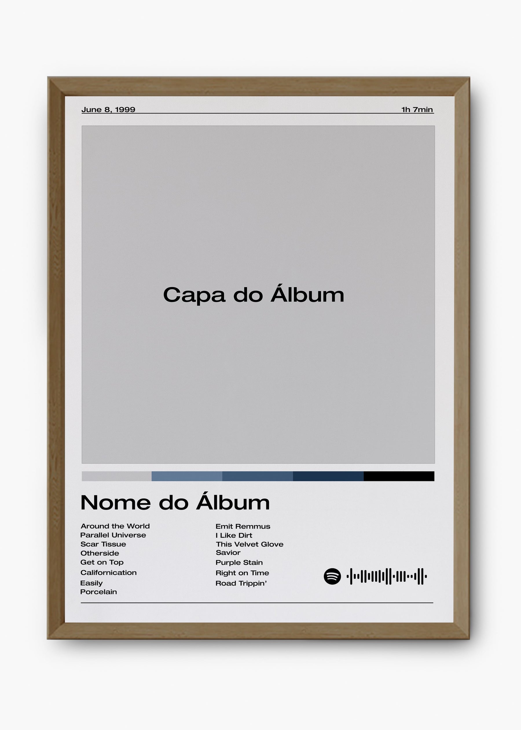 Quadro Spotify Personalizável - Álbum