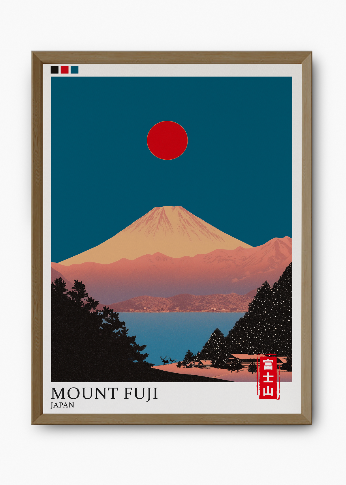 Quadro Japones Mount Fuji - 9