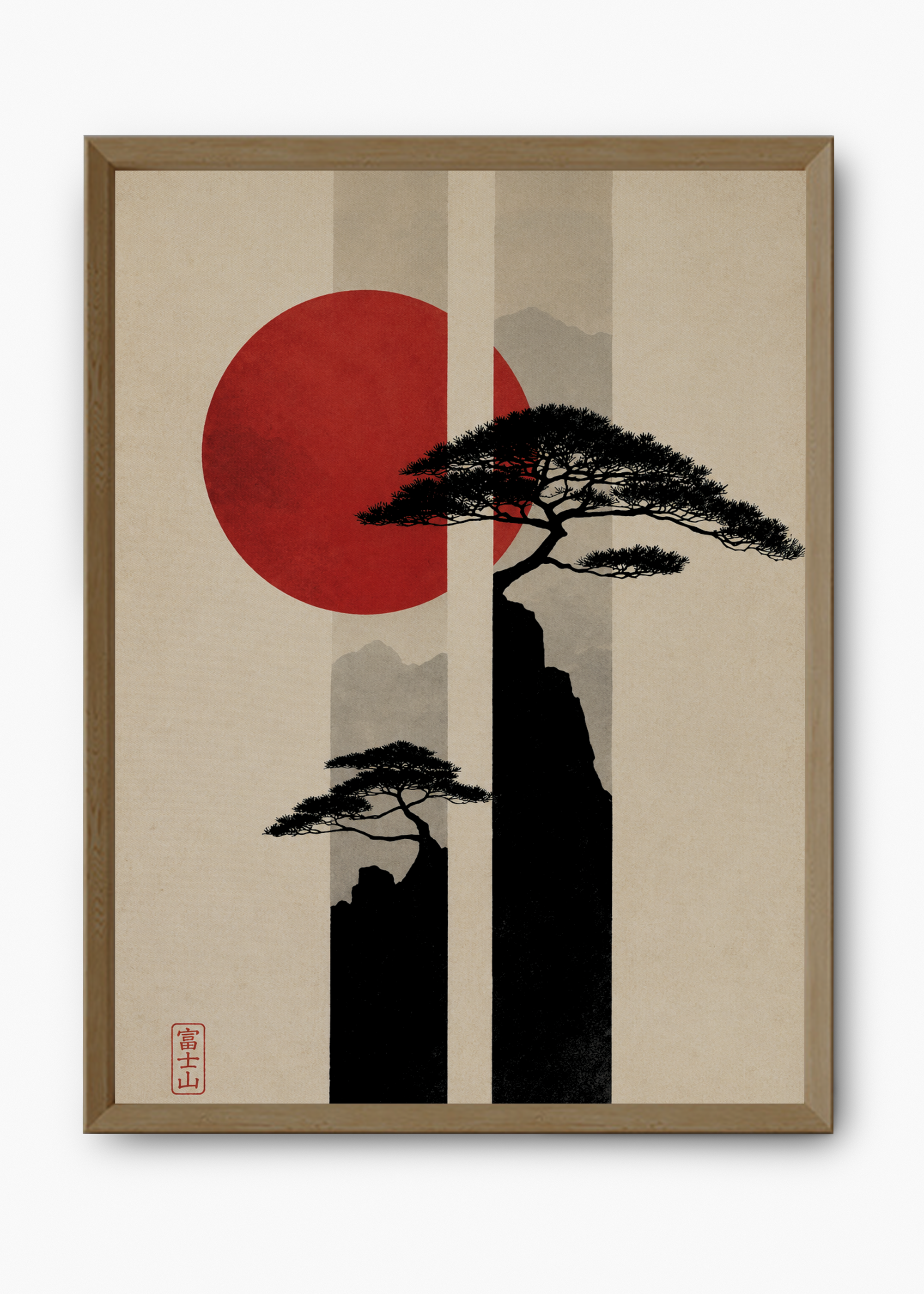 Quadro Japonês Matsu Panels - 9
