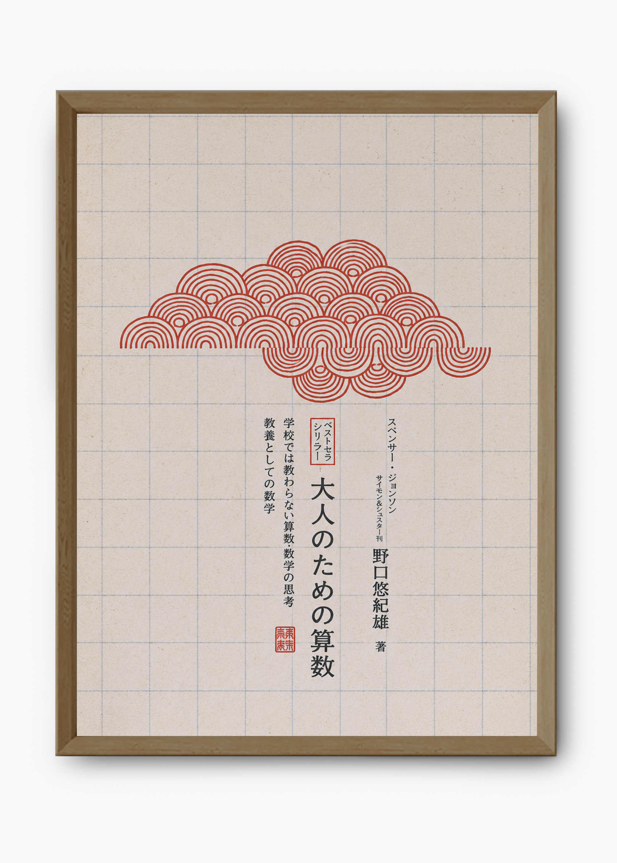 Quadro Japonês Kumo Red - 9
