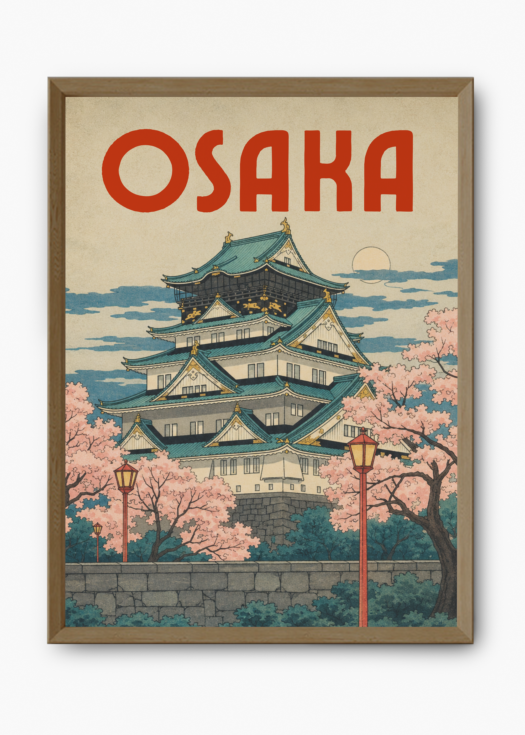 Quadro Japonês Osaka Jo - 9