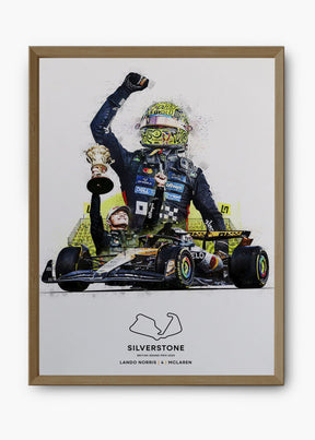 Quadro Lando Norris Silverstone 2025