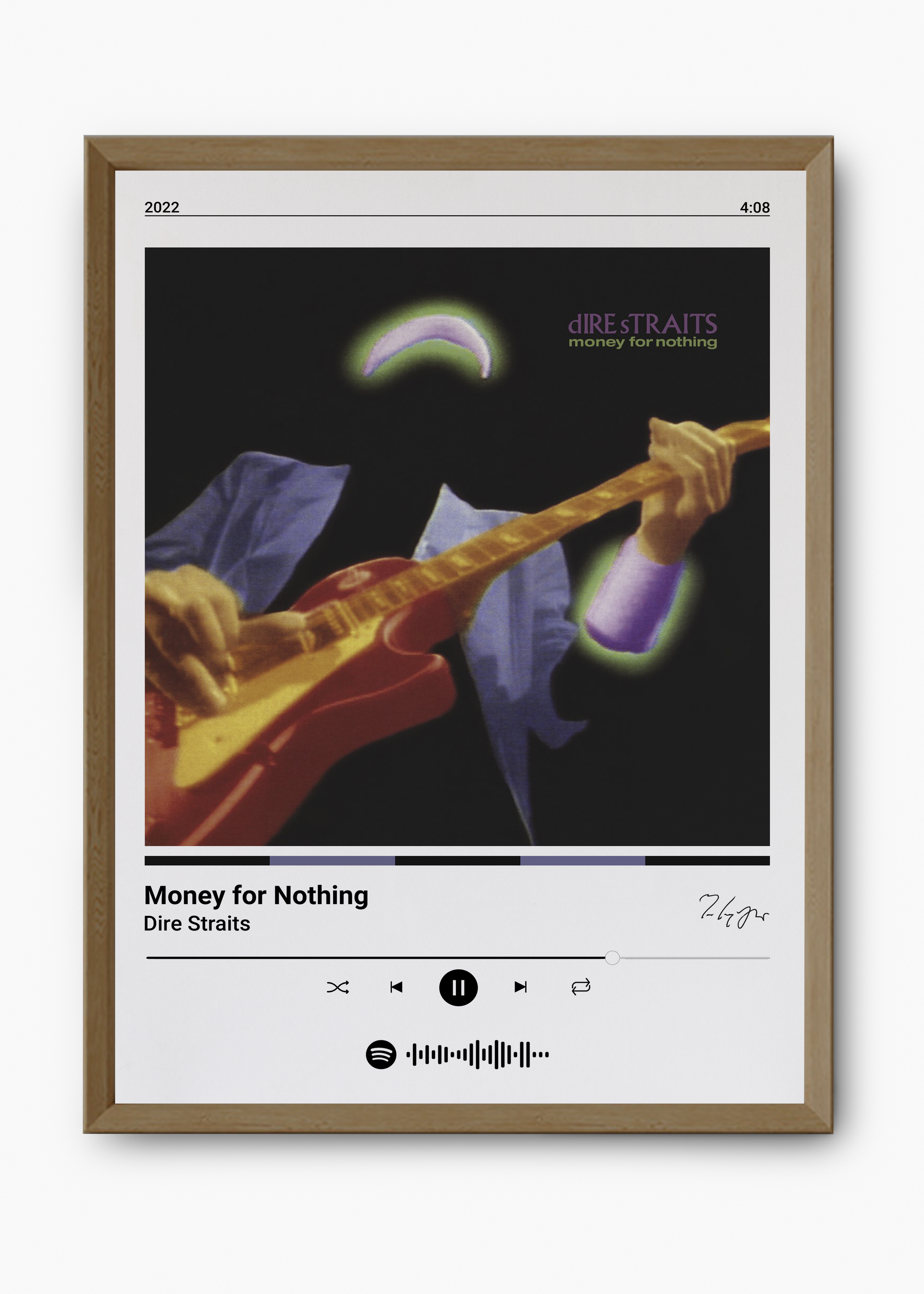 Quadro Dire Straits Money for Nothing - 9