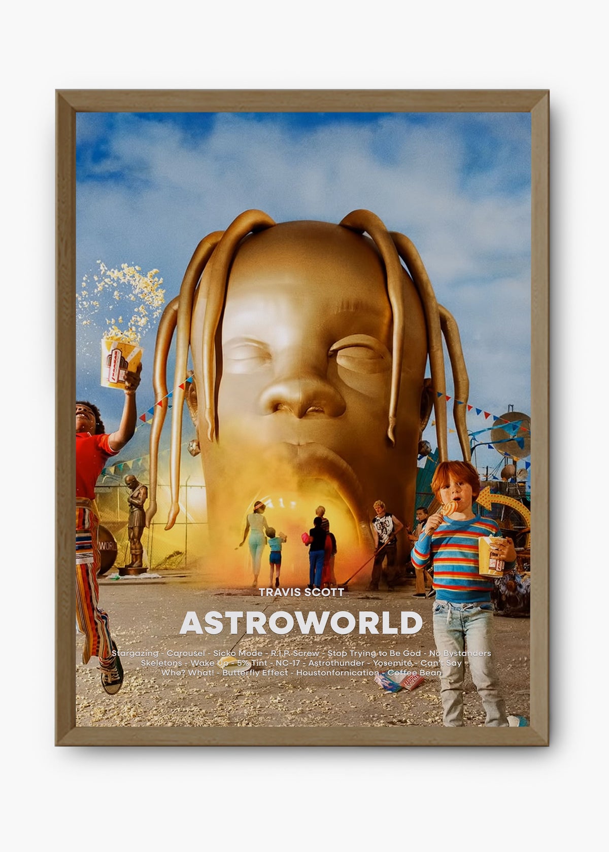 Quadro Travis Scott Astroworld Capa