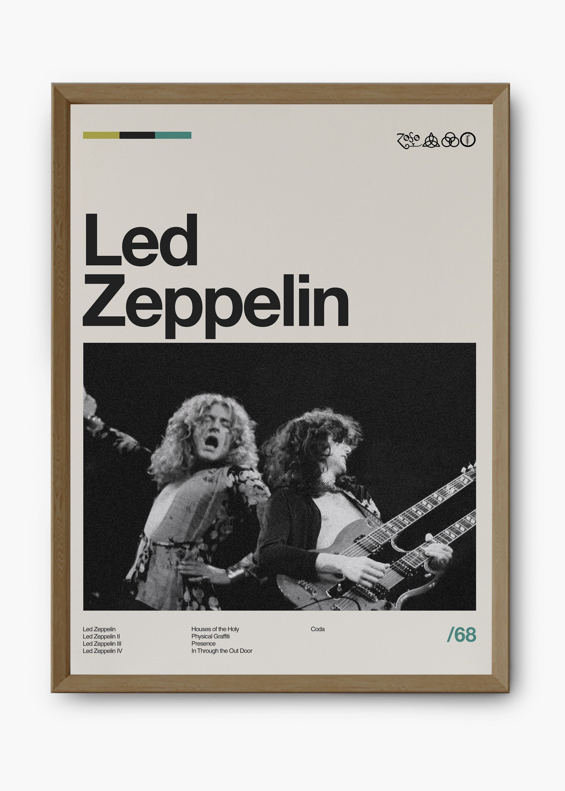 Quadro Led Zeppelin Banda