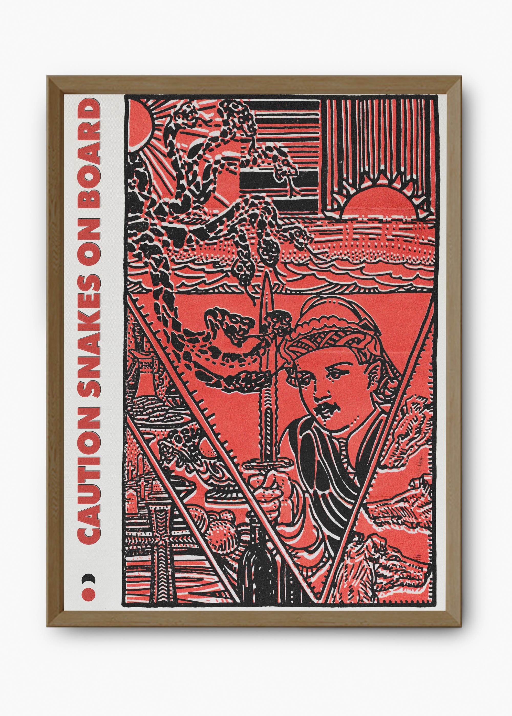 Quadro Caution Snakes on Board - 9