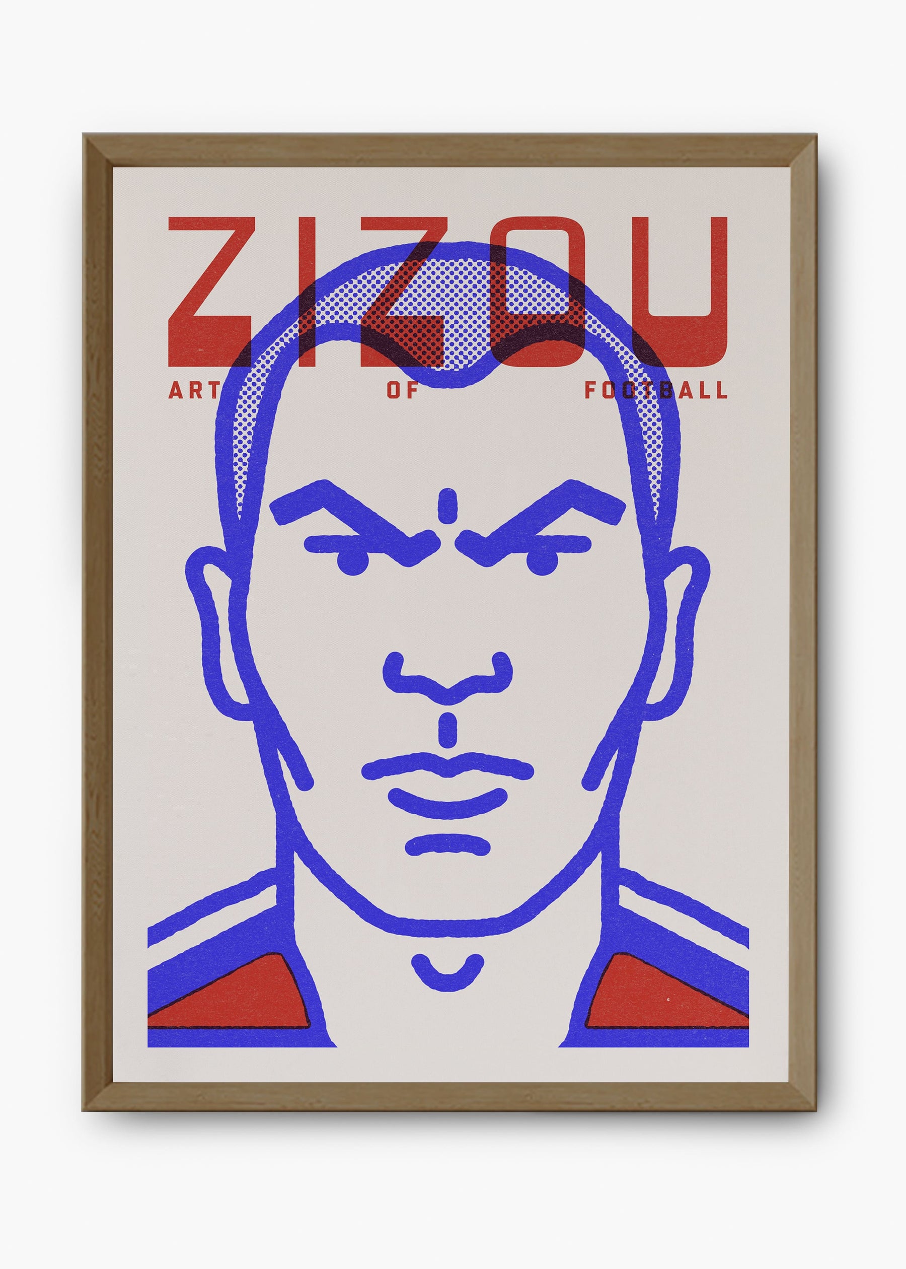 Quadro Zinedine Zizou Zidane