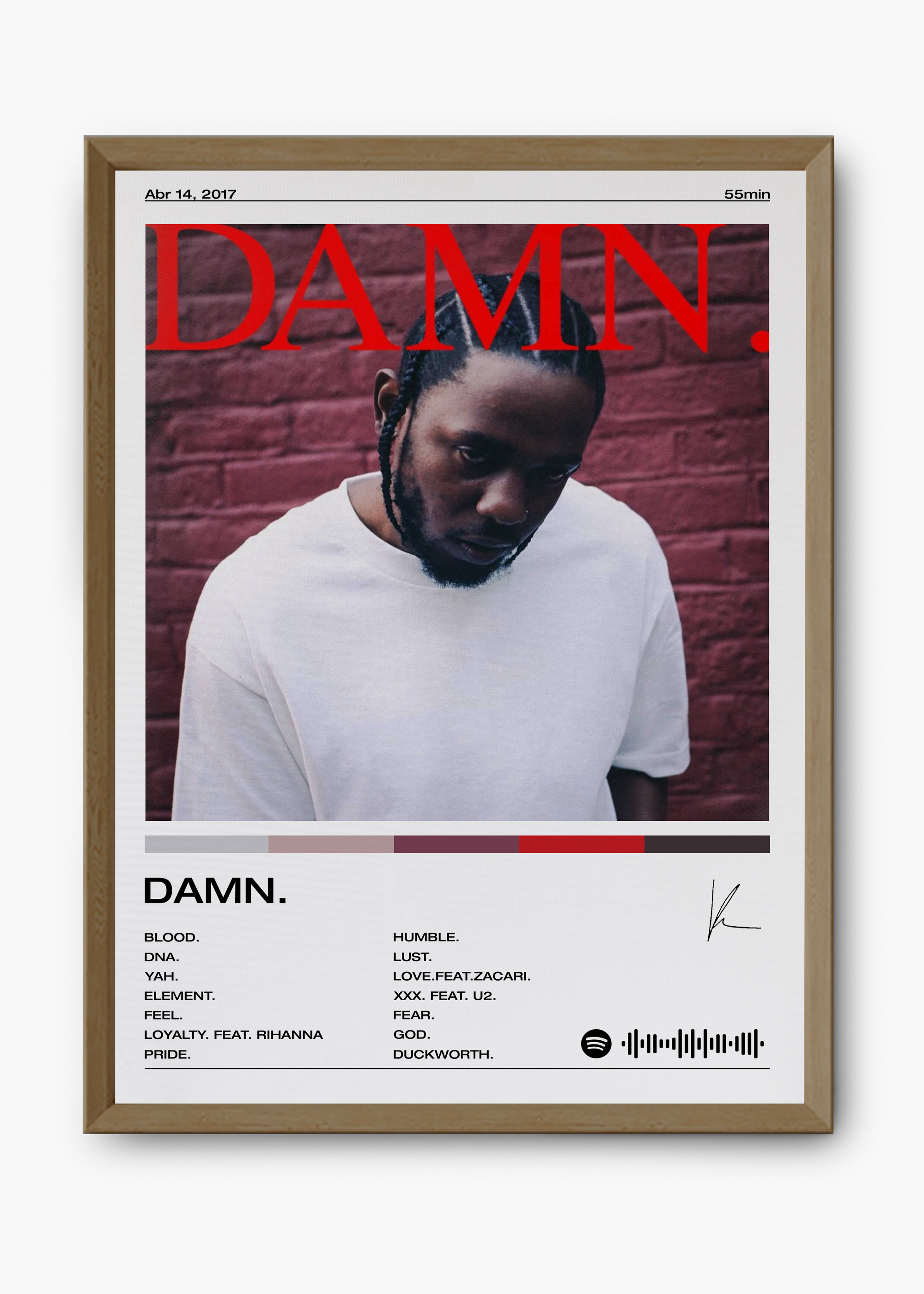 Quadro Kendrick Lamar DAMN - 9