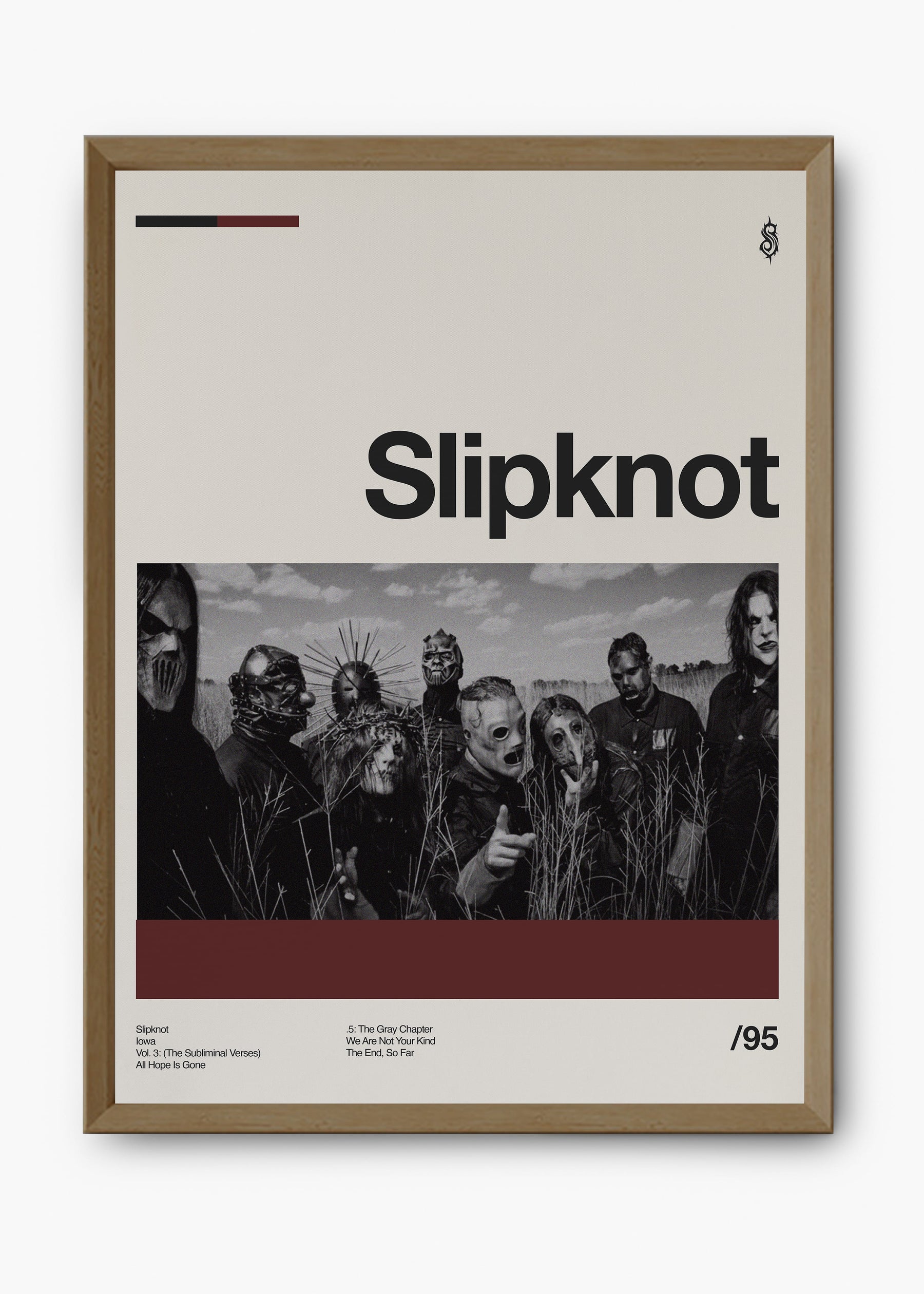 Quadro Slipknot Banda