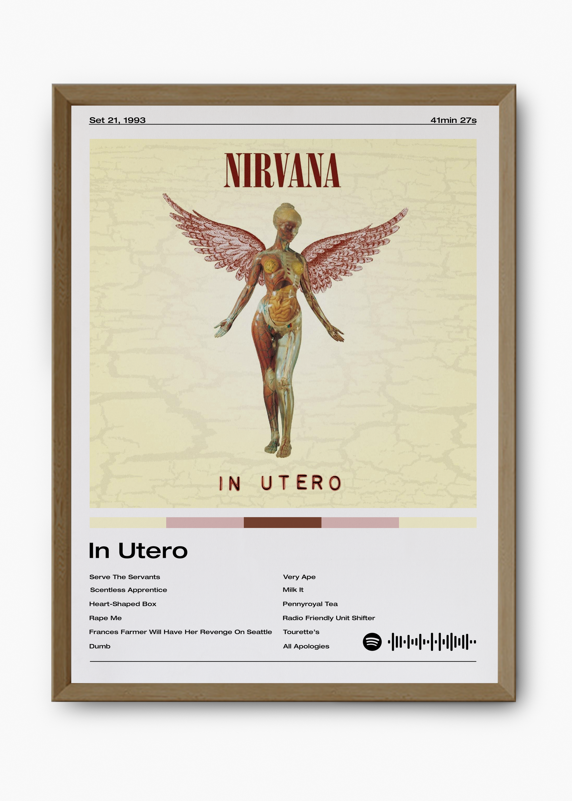 Quadro Nirvana In Utero - 9