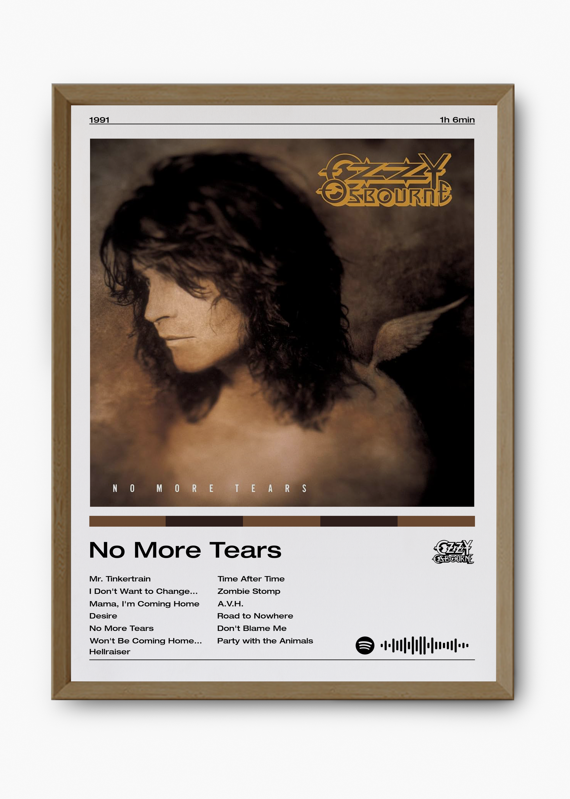 Quadro Ozzy Osbourne No More Tears - 9