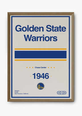 Quadro NBA Golden State Warriors