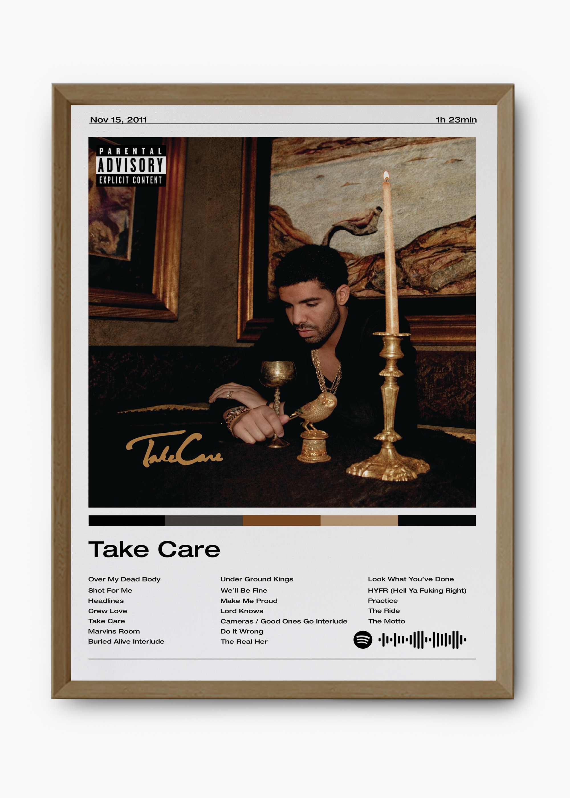 Quadro Drake Take Care - 9