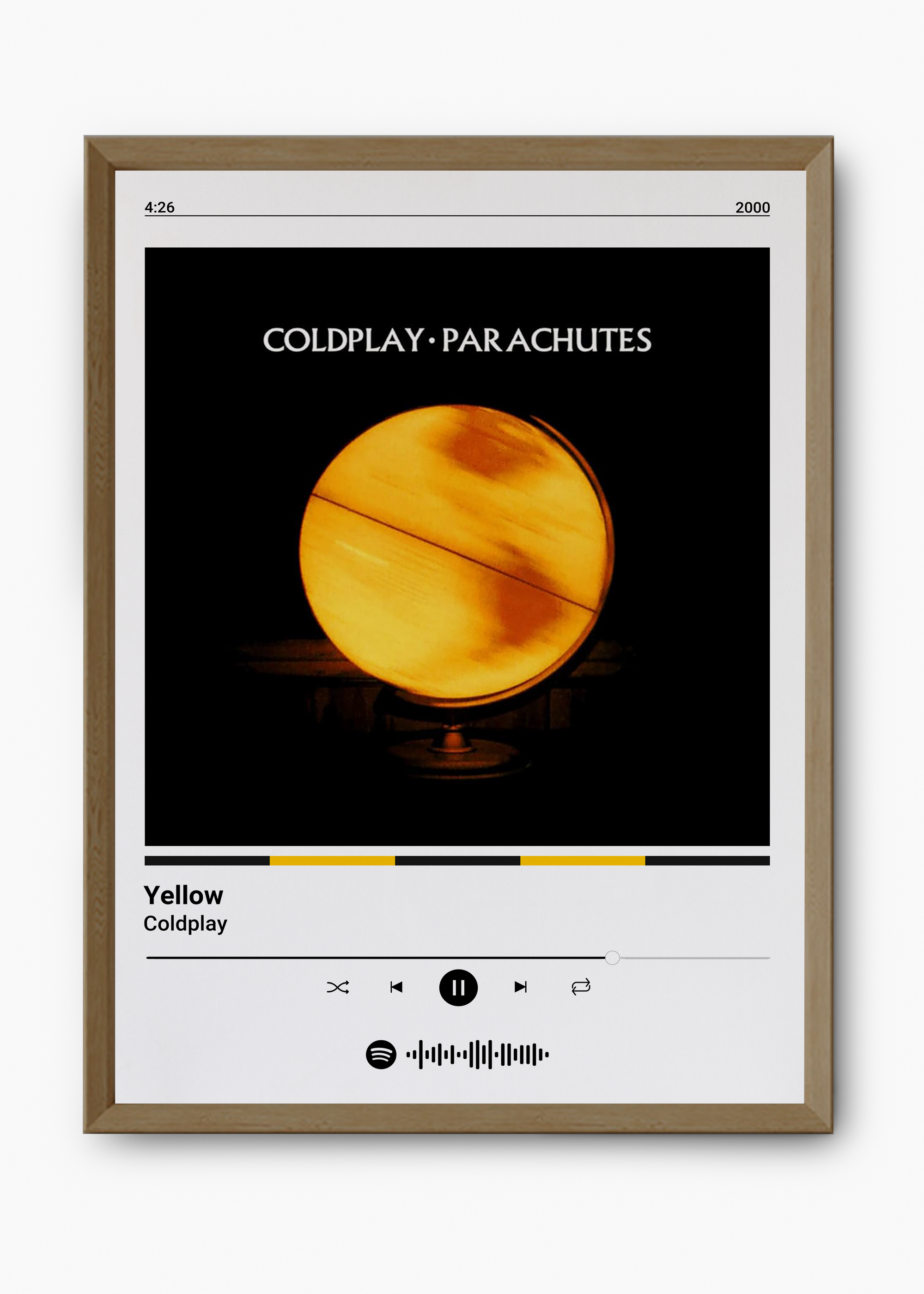 Quadro Coldplay Yellow - 9