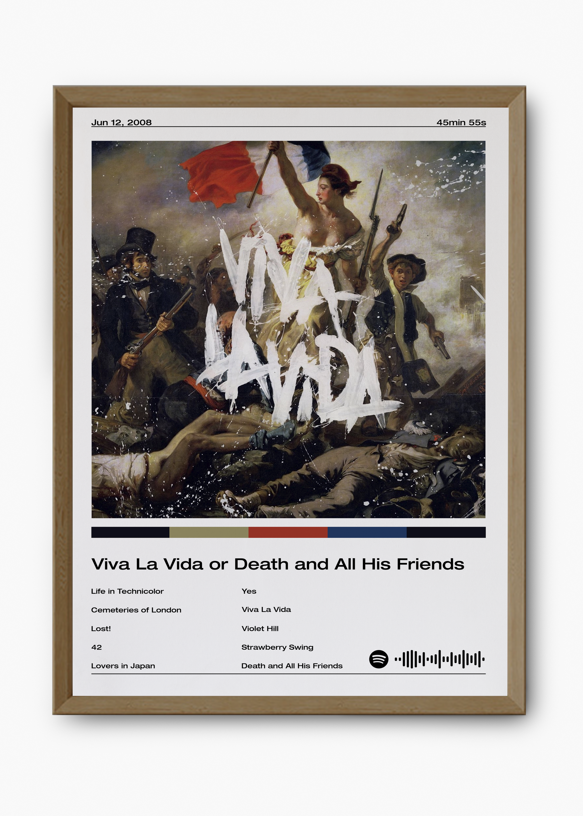 Quadro Coldplay Viva La Vida Or Death and All Hist Friends - 9