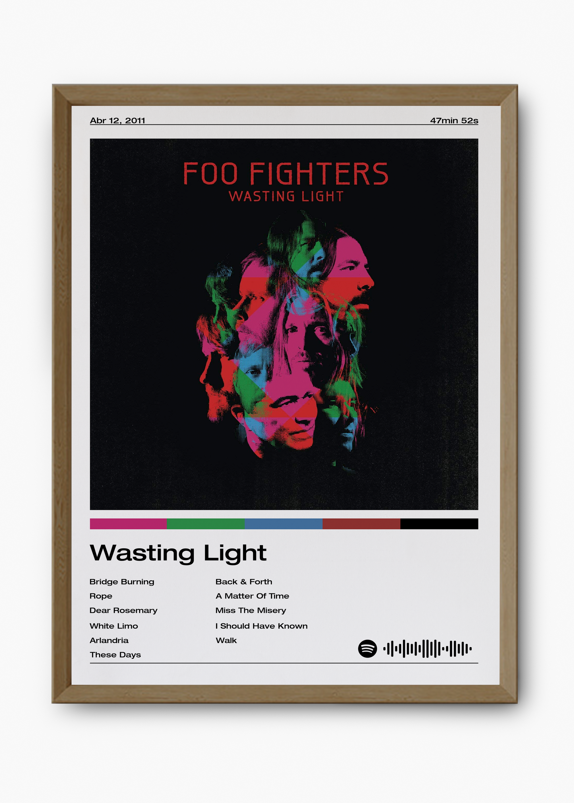 Quadro Foo Fighters Wasting Light - 9