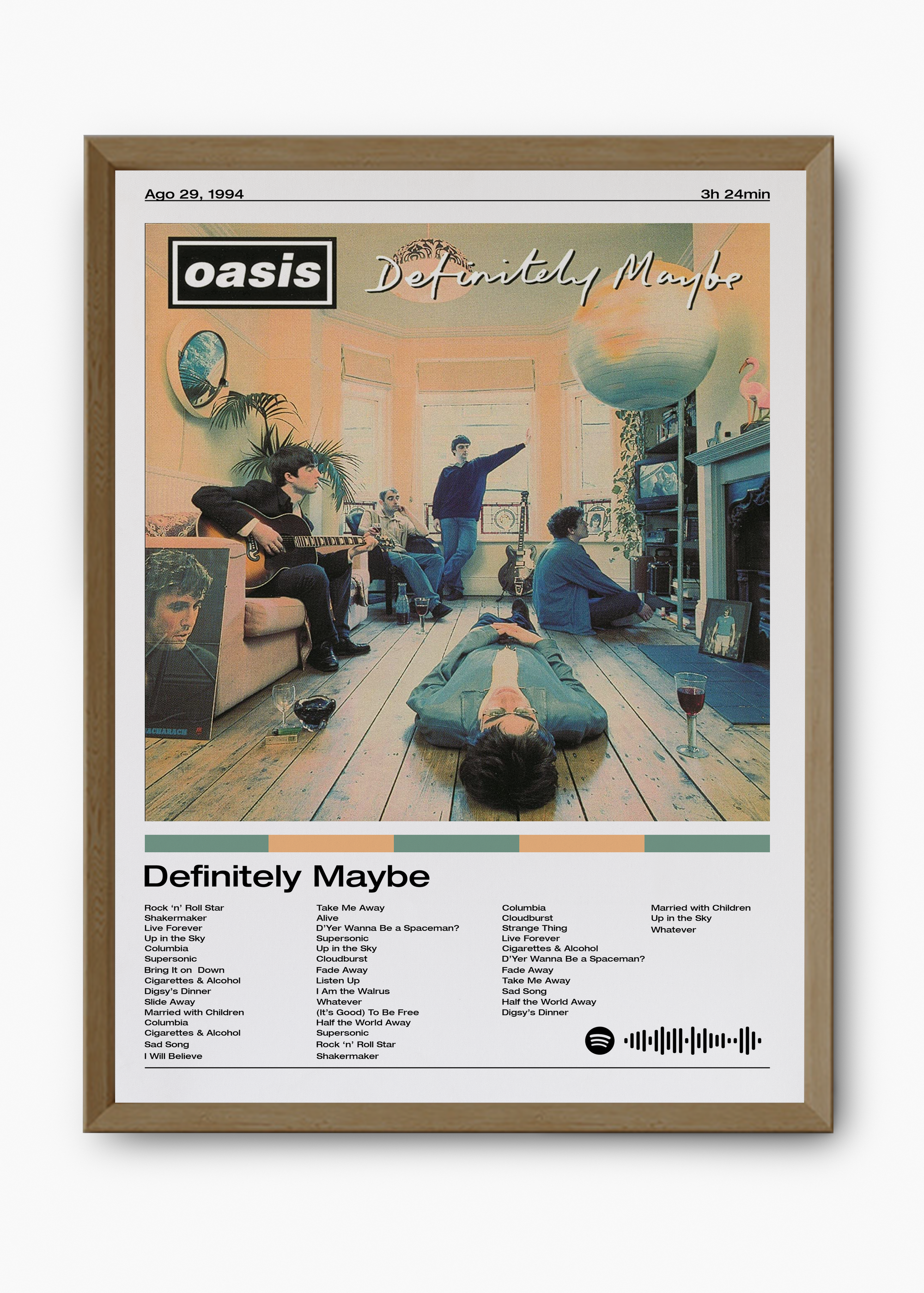 Quadro Oasis Definitely Maybe - 9