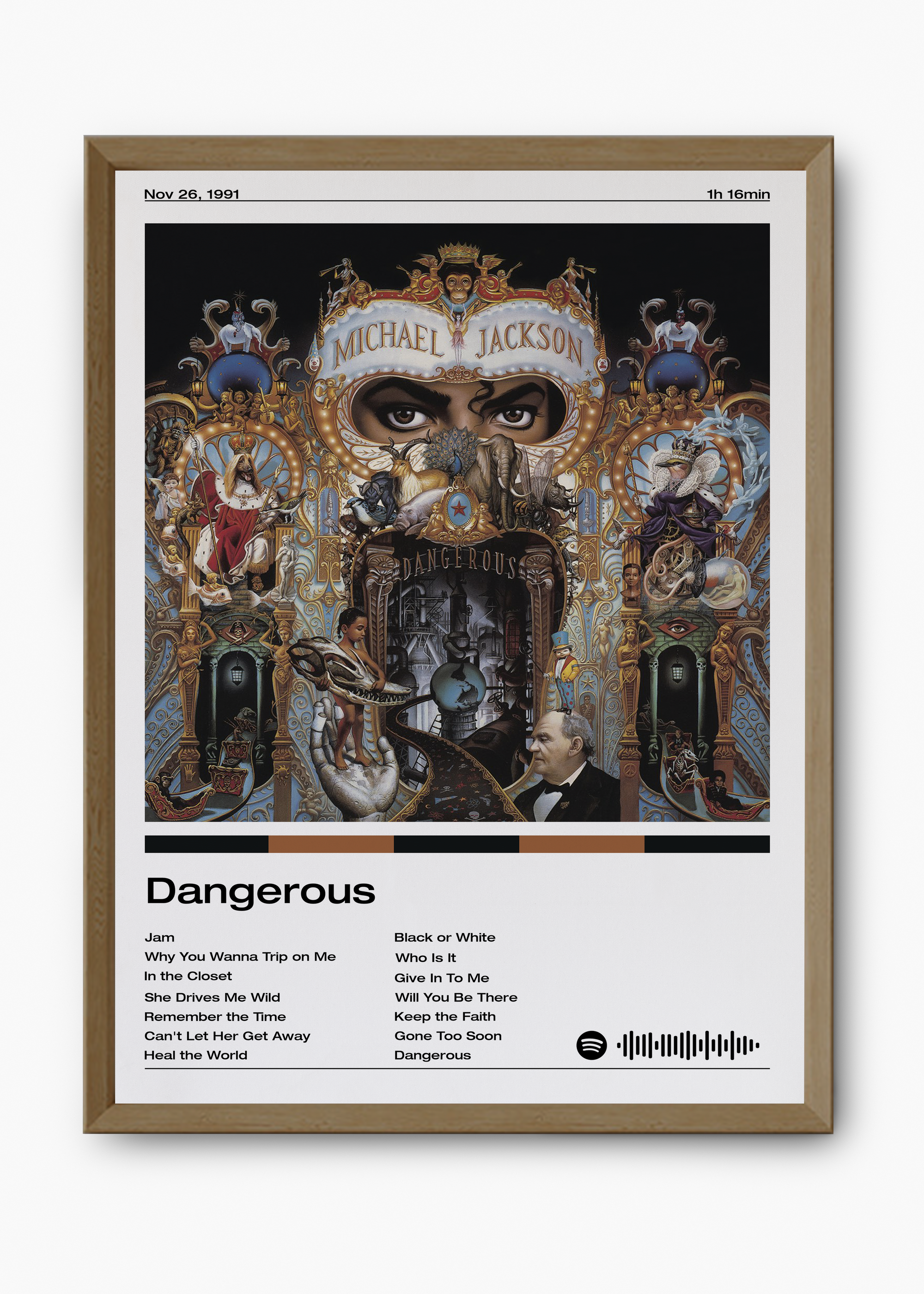 Quadro Michael Jackson Dangerous - 9