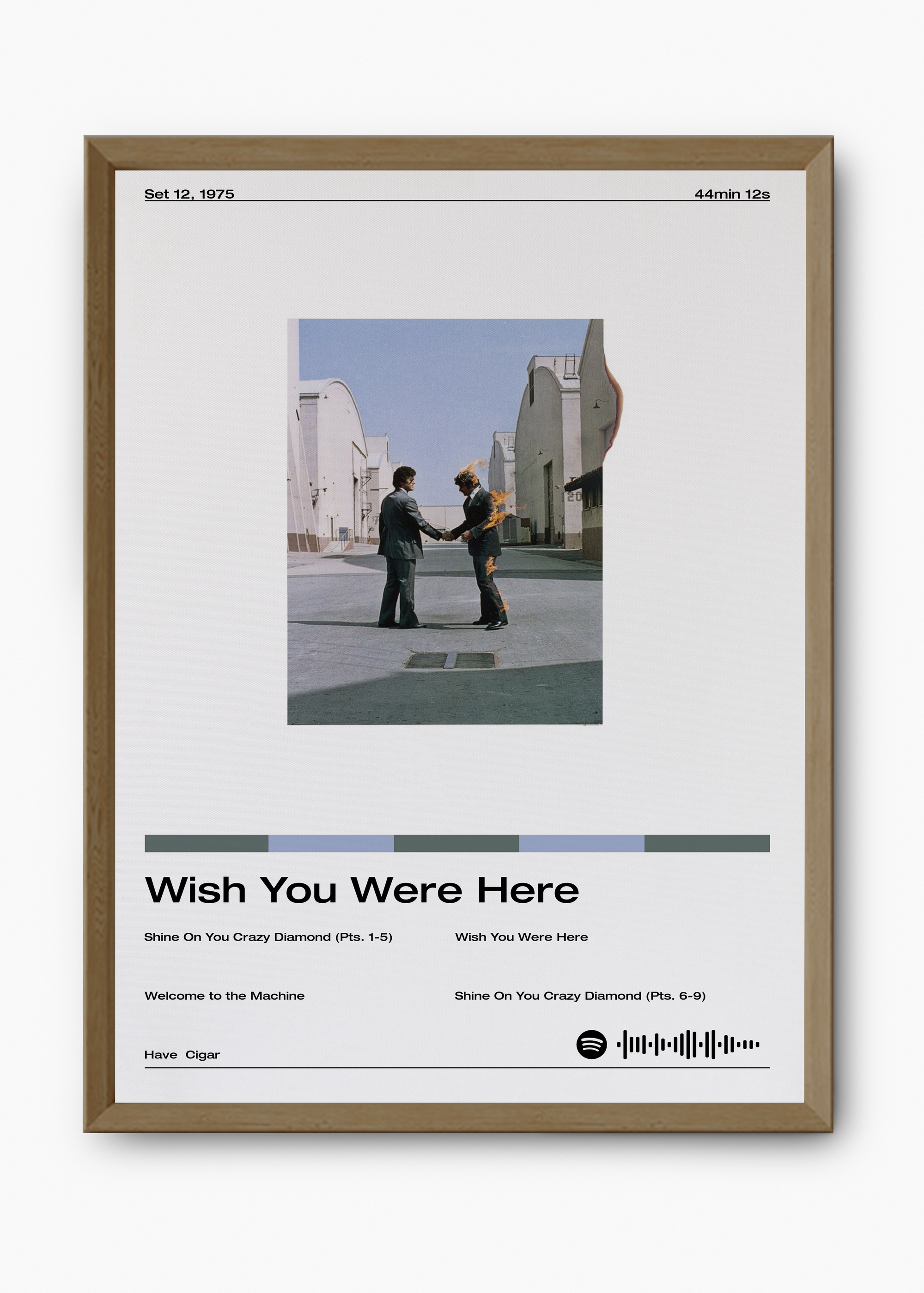 Quadro Pink Floyd Wish You Were Here - 9