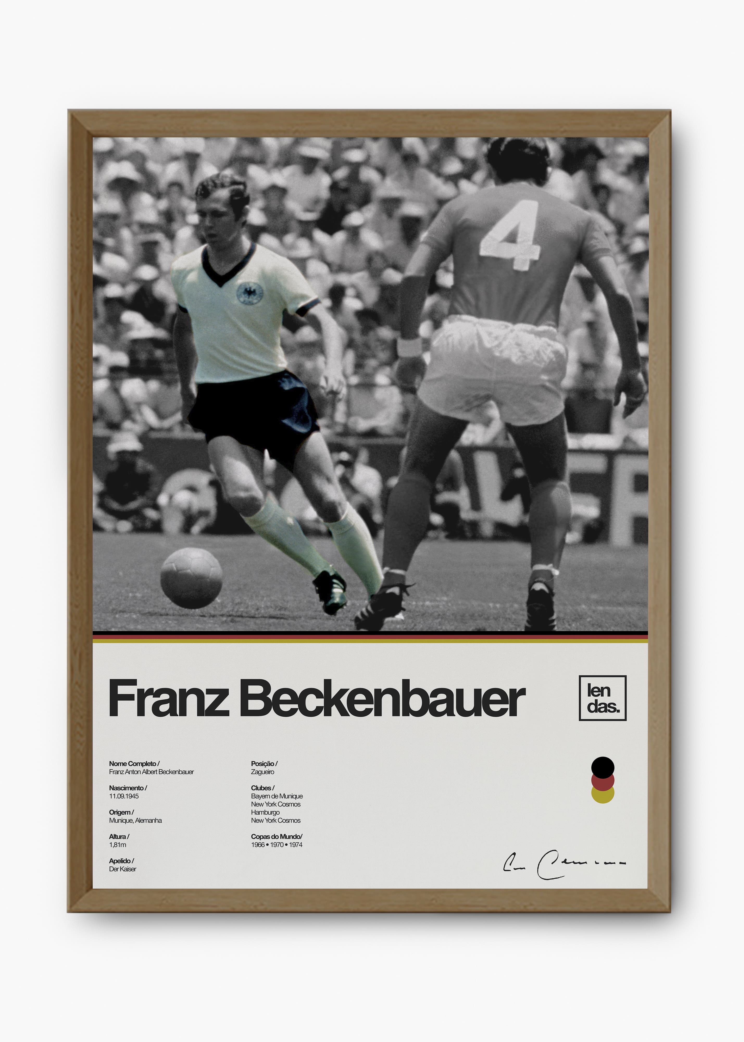 Quadro Franz Beckenbauer