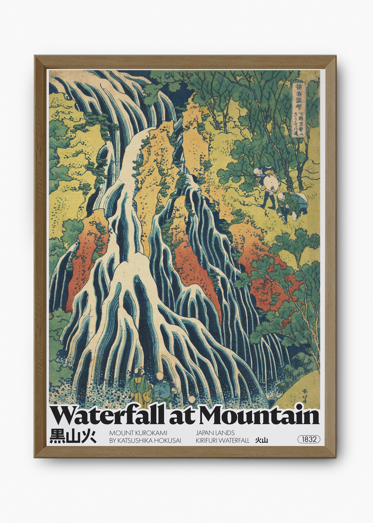Quadro Waterfall At Mountain - 9