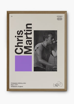 Quadro Signature Chris Martin