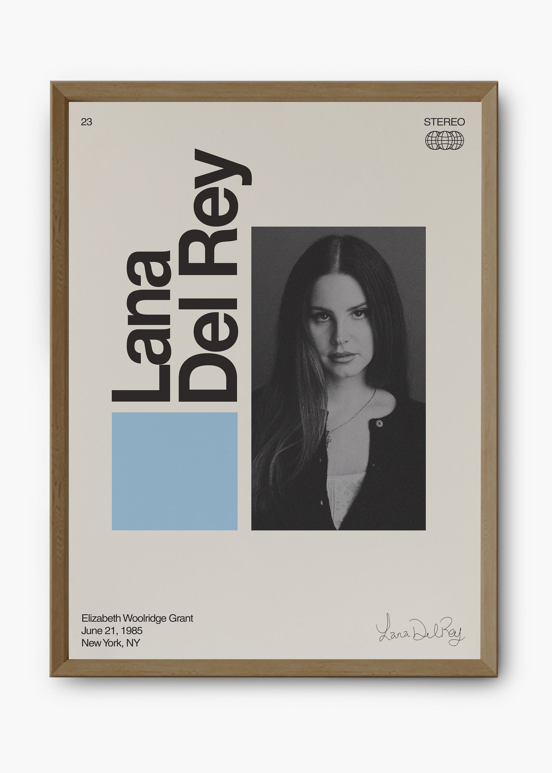 Quadro Signature Lana Del Rey