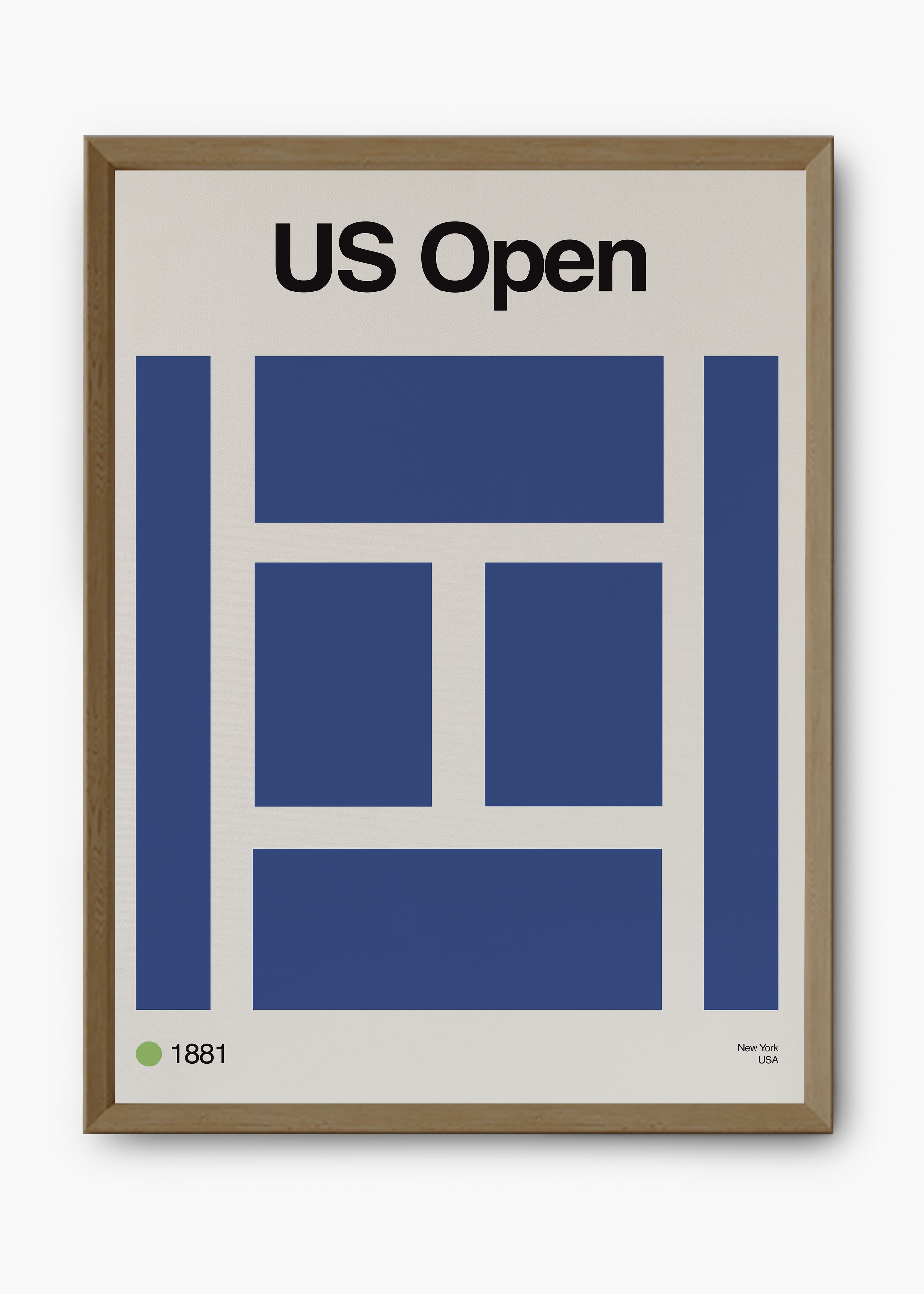 Quadro Tênis Us Open