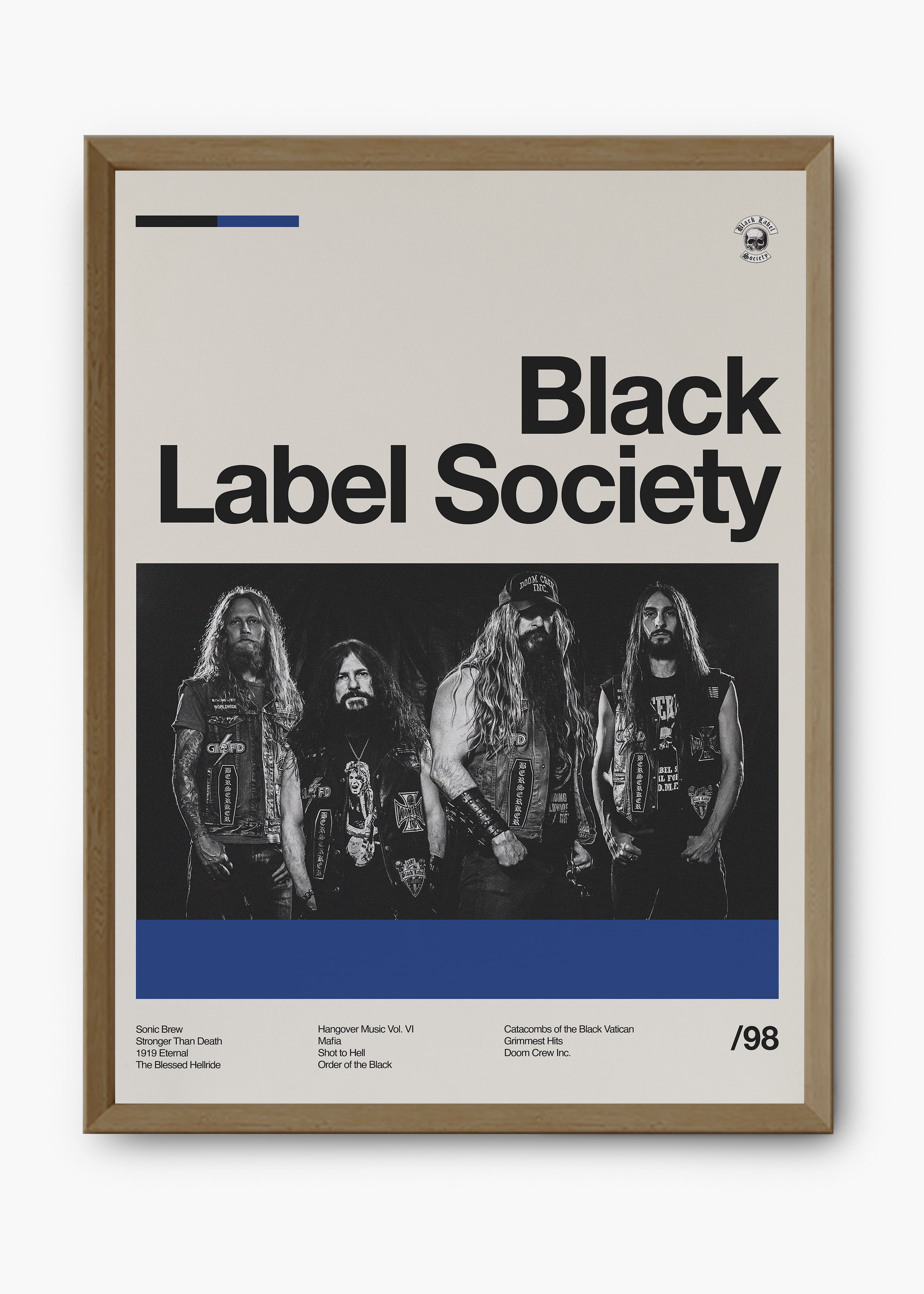 Quadro Black Label Society Banda