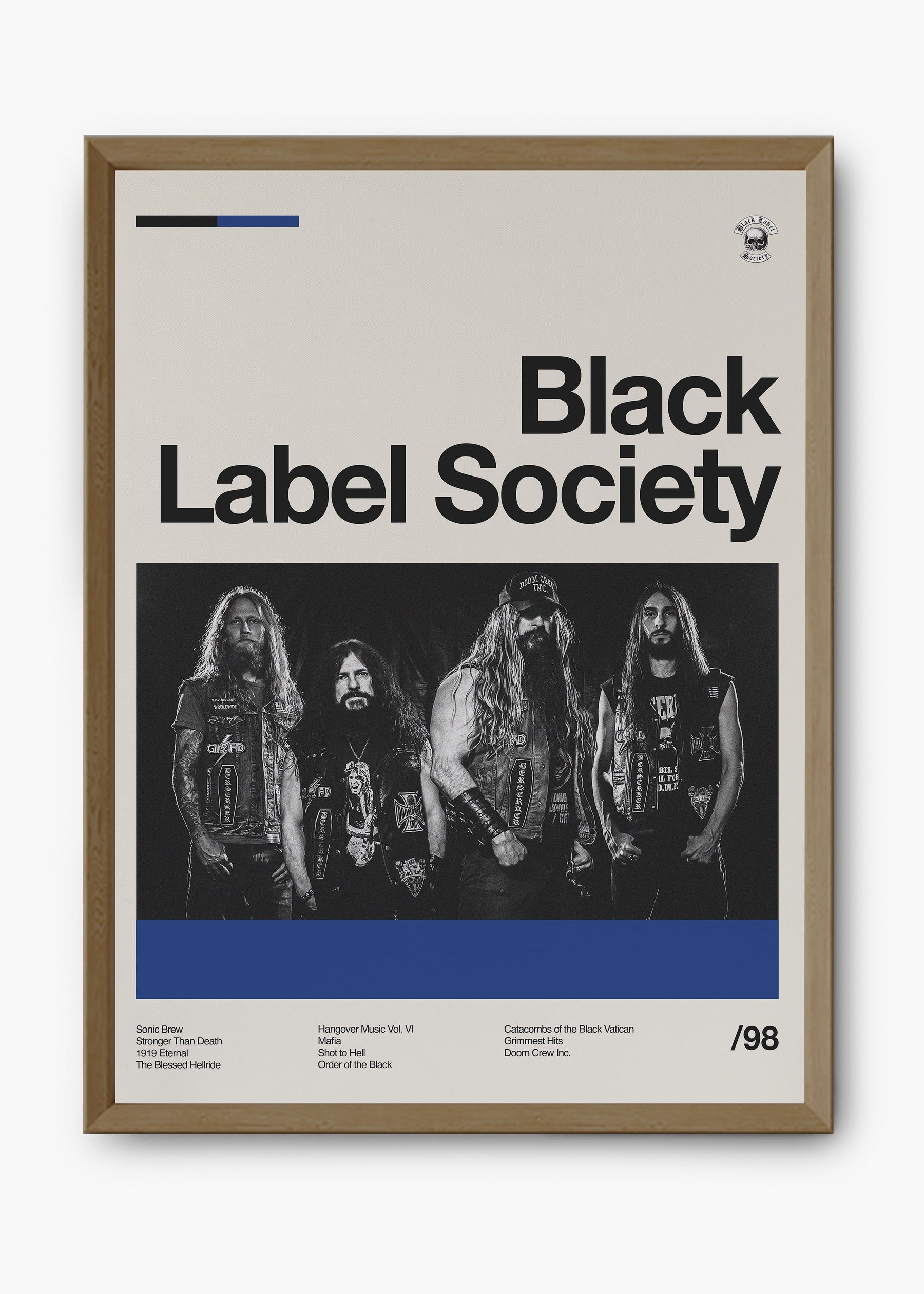 Quadro Black Label Society Banda