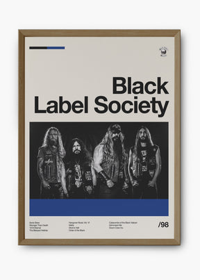 Quadro Black Label Society Banda