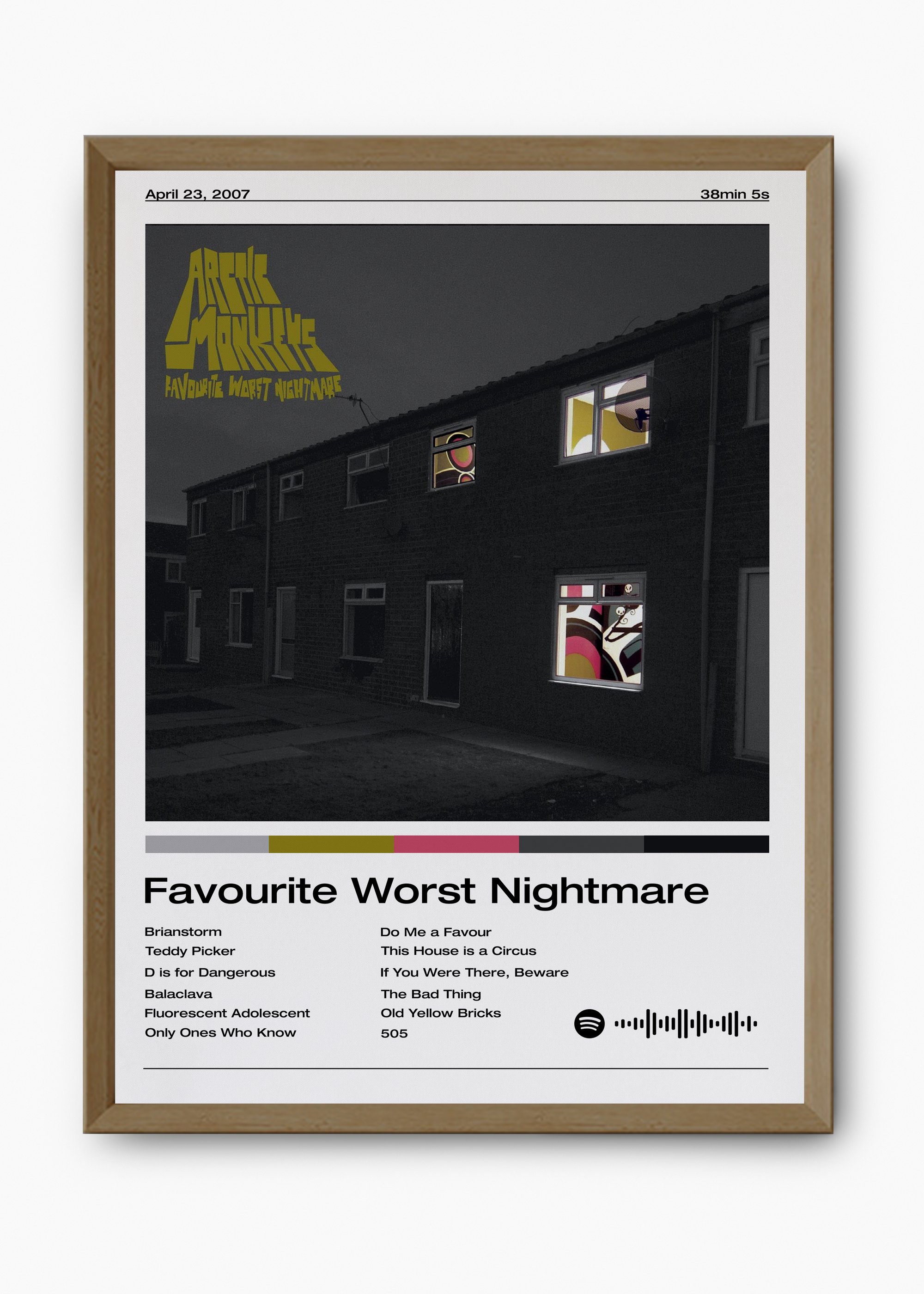 Quadro Arctic Monkeys Favourite Worst Nightmare - 9