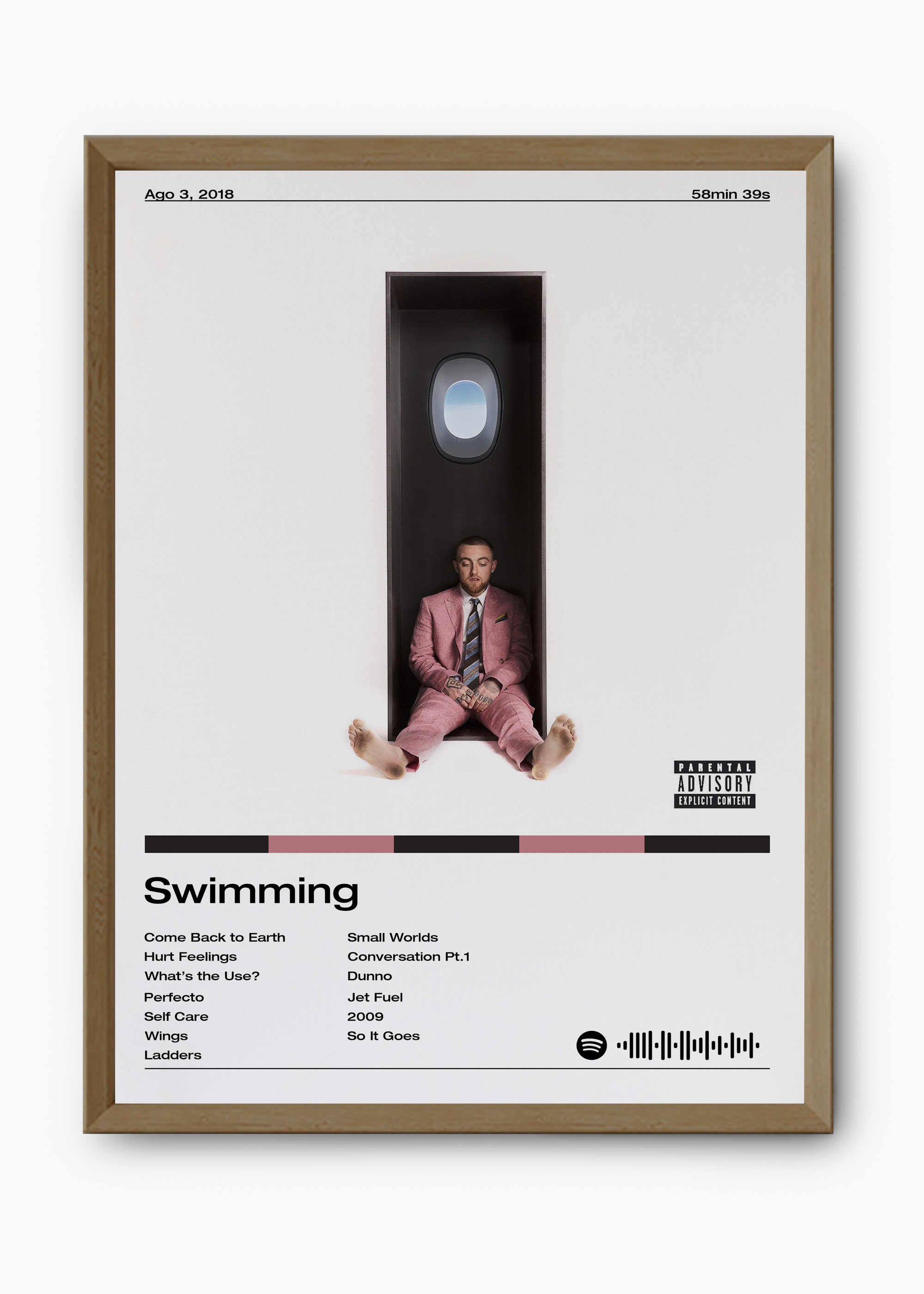 Quadro Mac Miller Swimming - 9