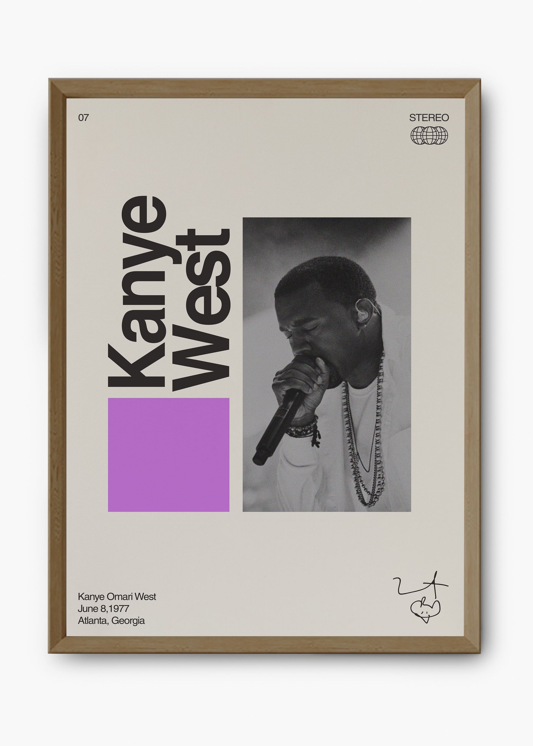 Quadro Signature Kanye West