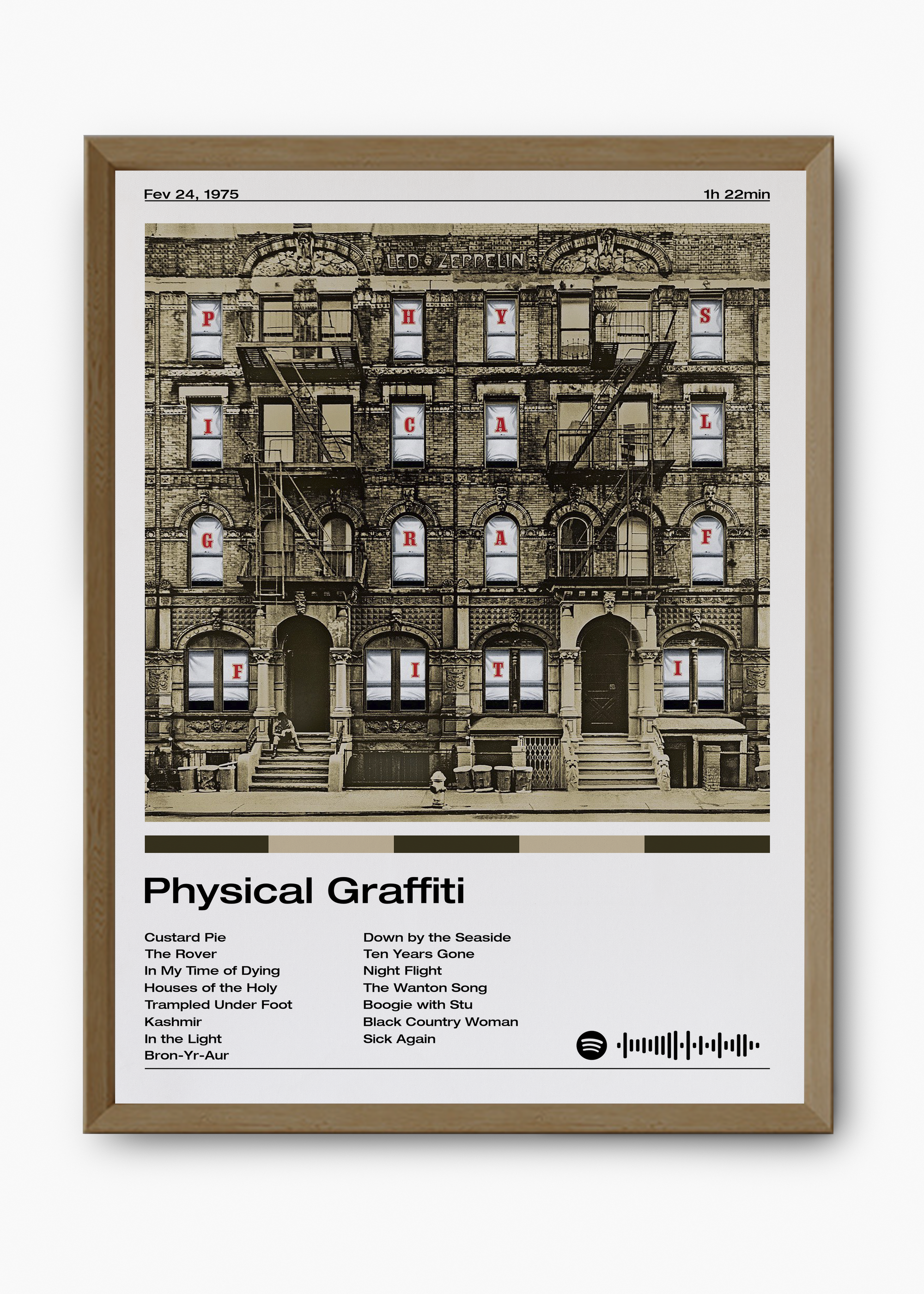 Quadro Led Zeppelin Physical Graffiti - 9