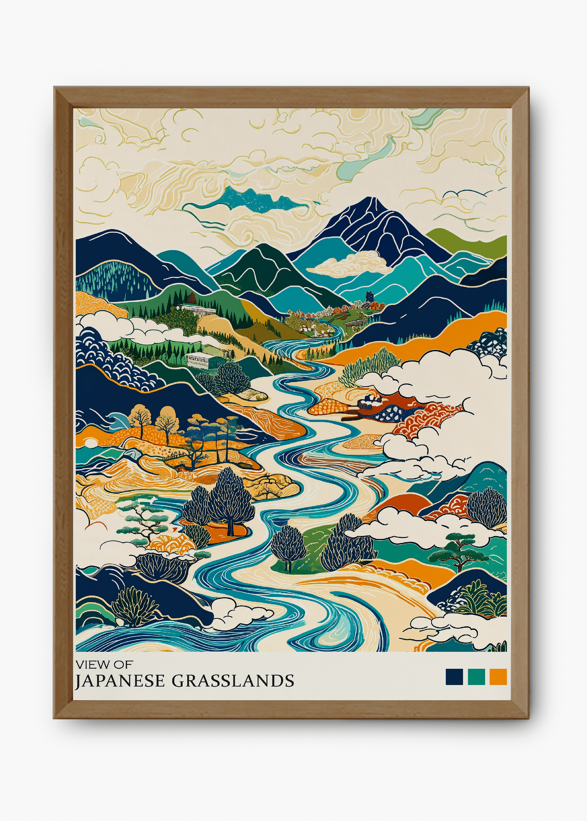 Quadro Japones GrassLands - 9