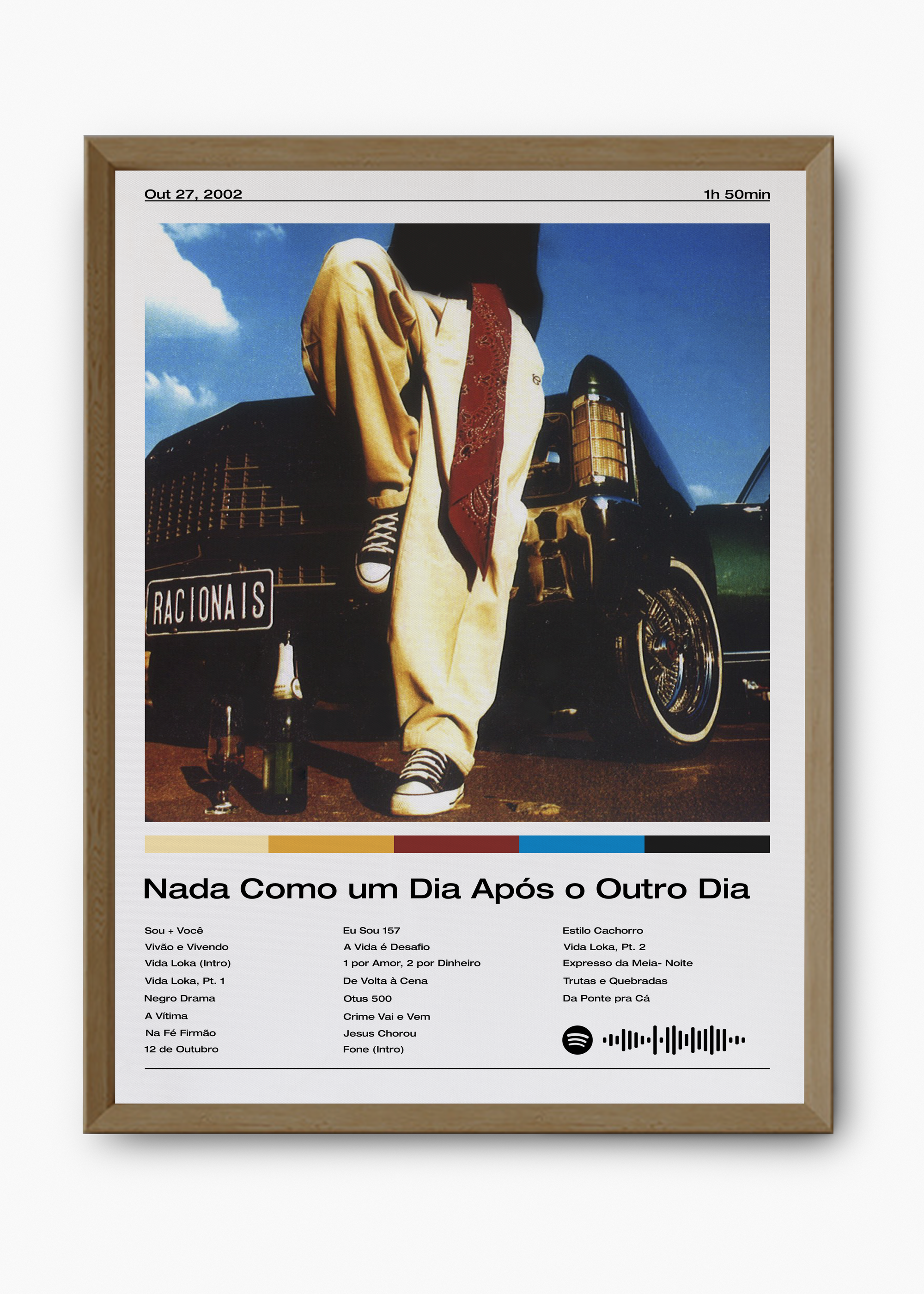 Quadro Racionais Nada Como um Dia Após o Outro Dia - 9