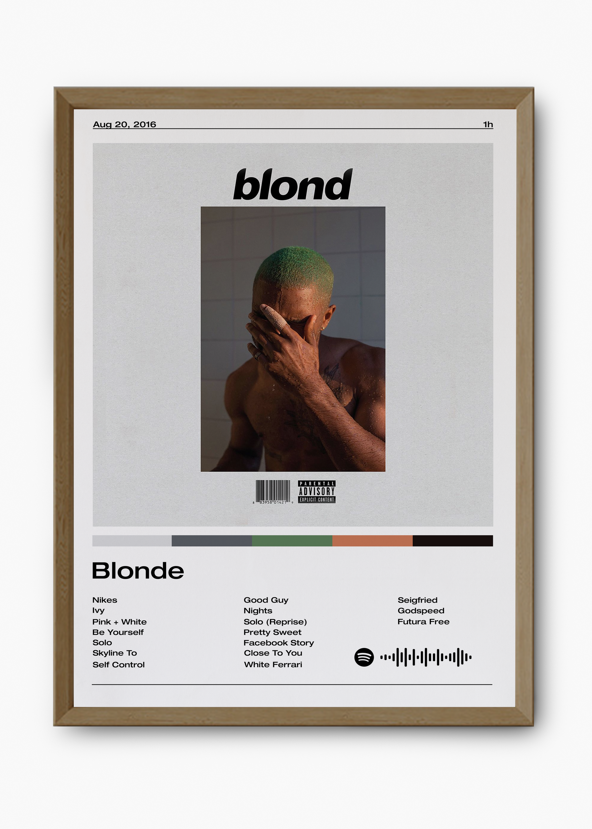 Quadro Frank Ocean Blonde - 9