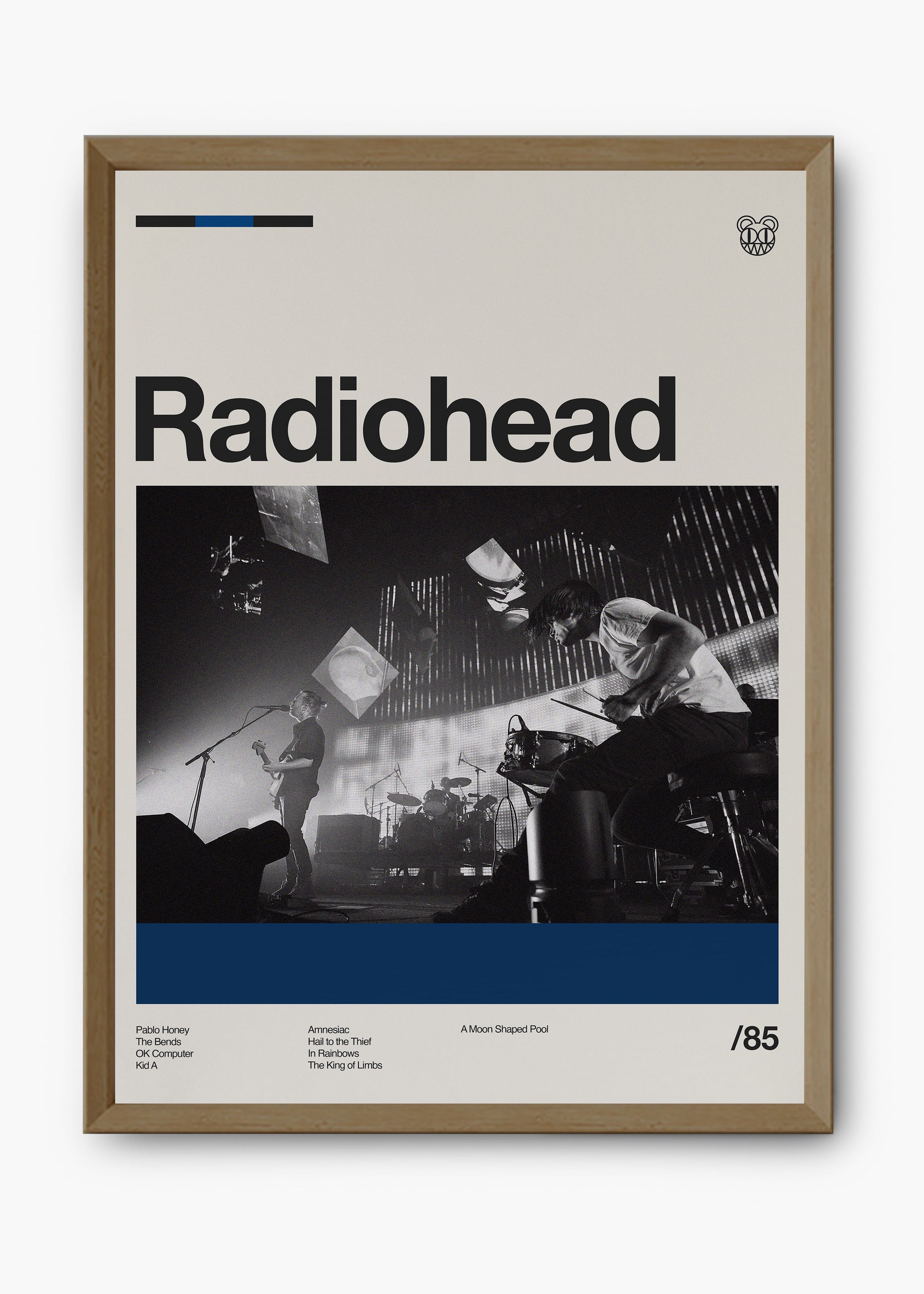 Quadro Radiohead Banda