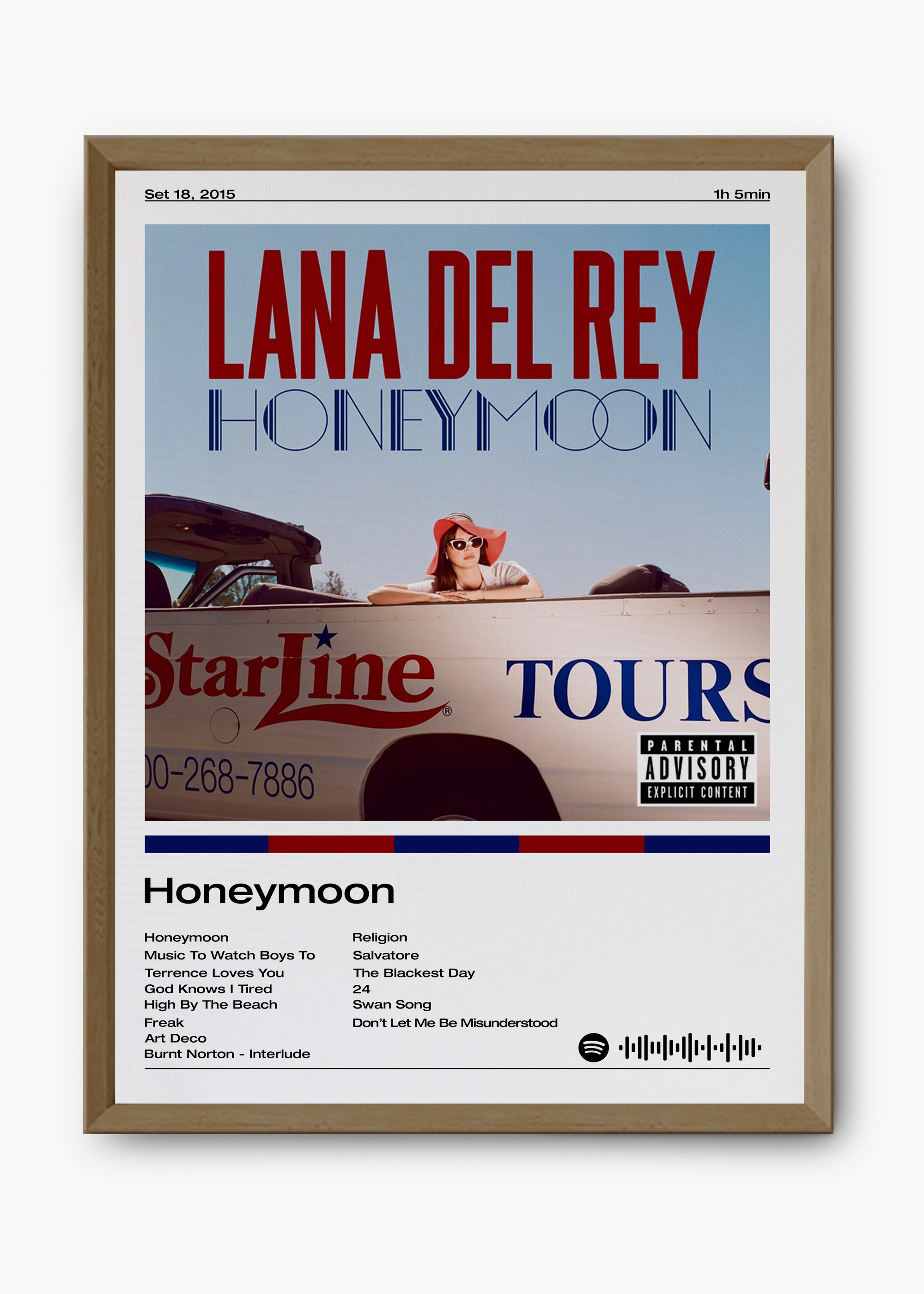 Quadro Lana Del Rey Honeymoon - 9